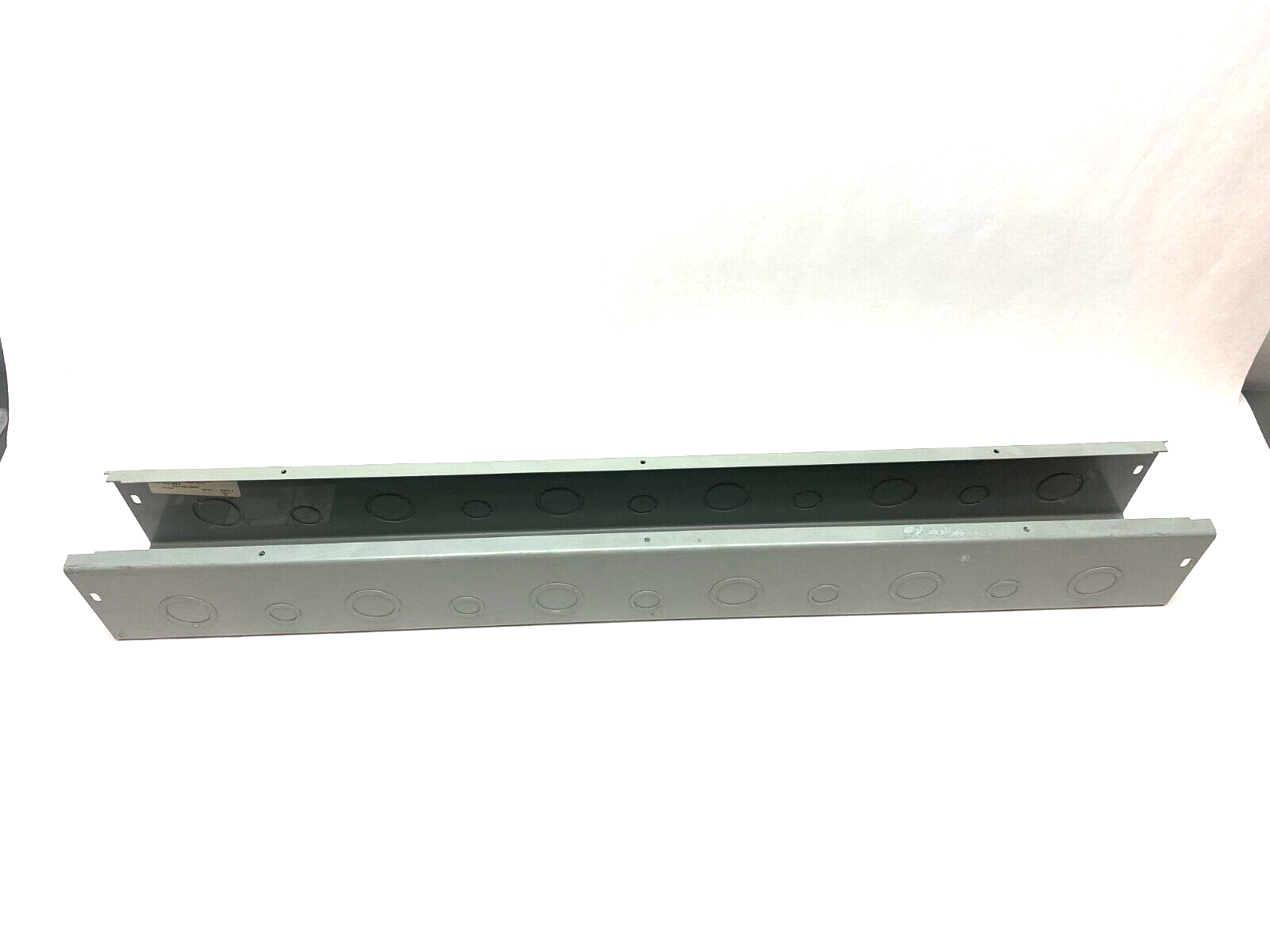 Cooper B-Line 4436G Straight Lay-In Wireway Section 4" x 4" x 36" Gray NO COVER - Maverick Industrial Sales