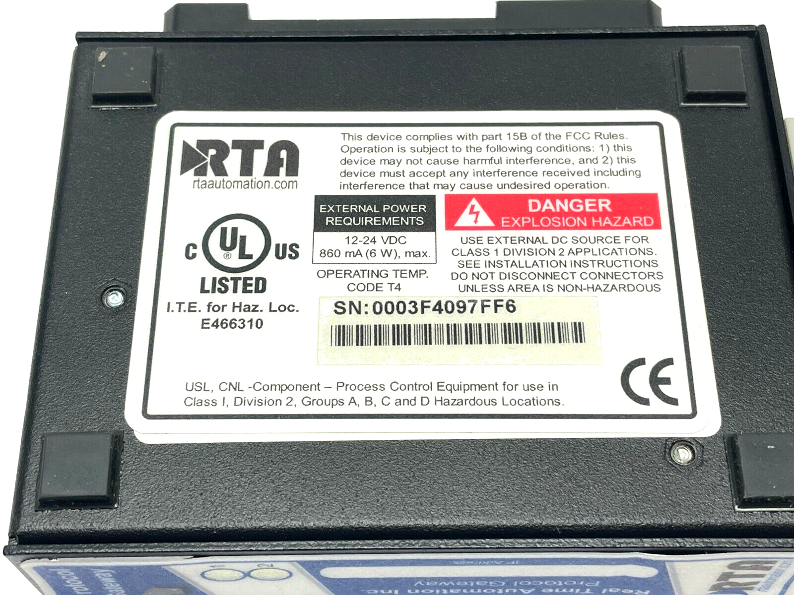 RTA Automation 460ESMM-N34 Modbus RTU EtherNet/IP PLC - Maverick Industrial Sales