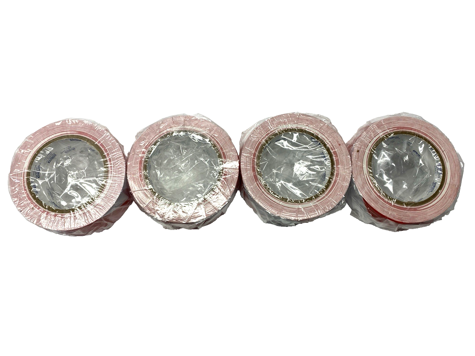 Uline S-16873 Industrial Vinyl Safety Tape Red/White 2" x 36 yds LOT OF 4 - Maverick Industrial Sales