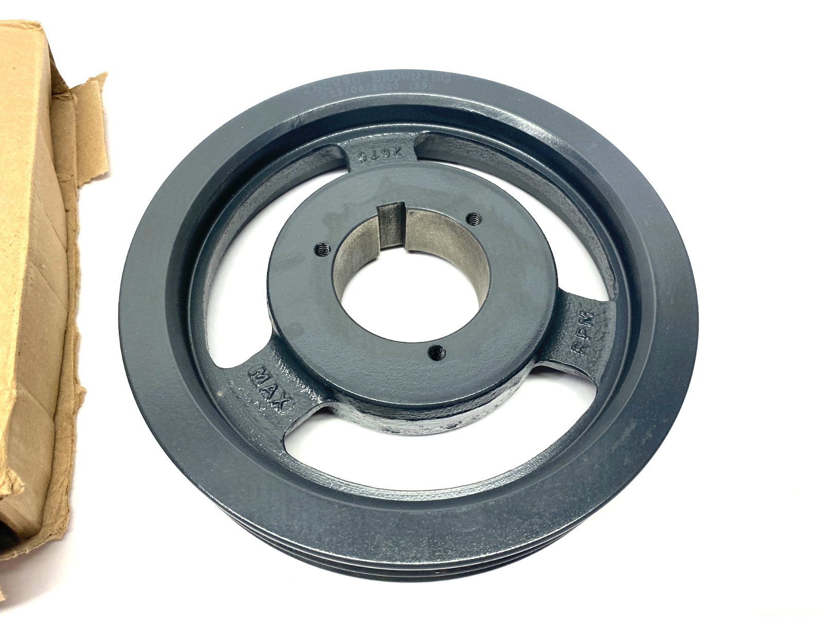 Browning 2B5V90 Dual-Groove Split Taper Sheave, Cast Iron - Maverick Industrial Sales