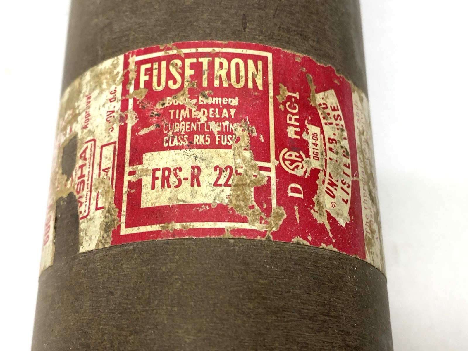 Bussmann FSR-R-225 Fusetron Dual Element Time-Delay Fuse Class RK5 600V 225A - Maverick Industrial Sales