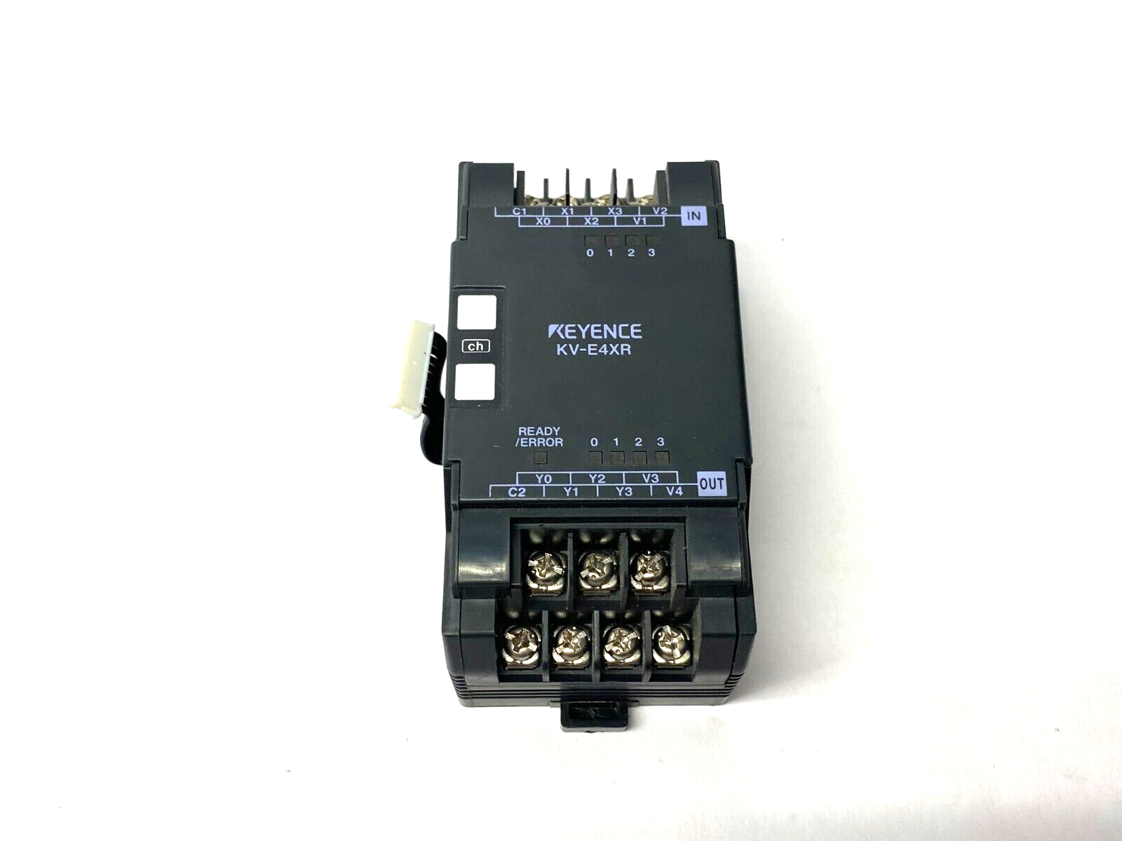 Keyence KV-E4XR Digital Expansion Module MISSING COVERS - Maverick Industrial Sales