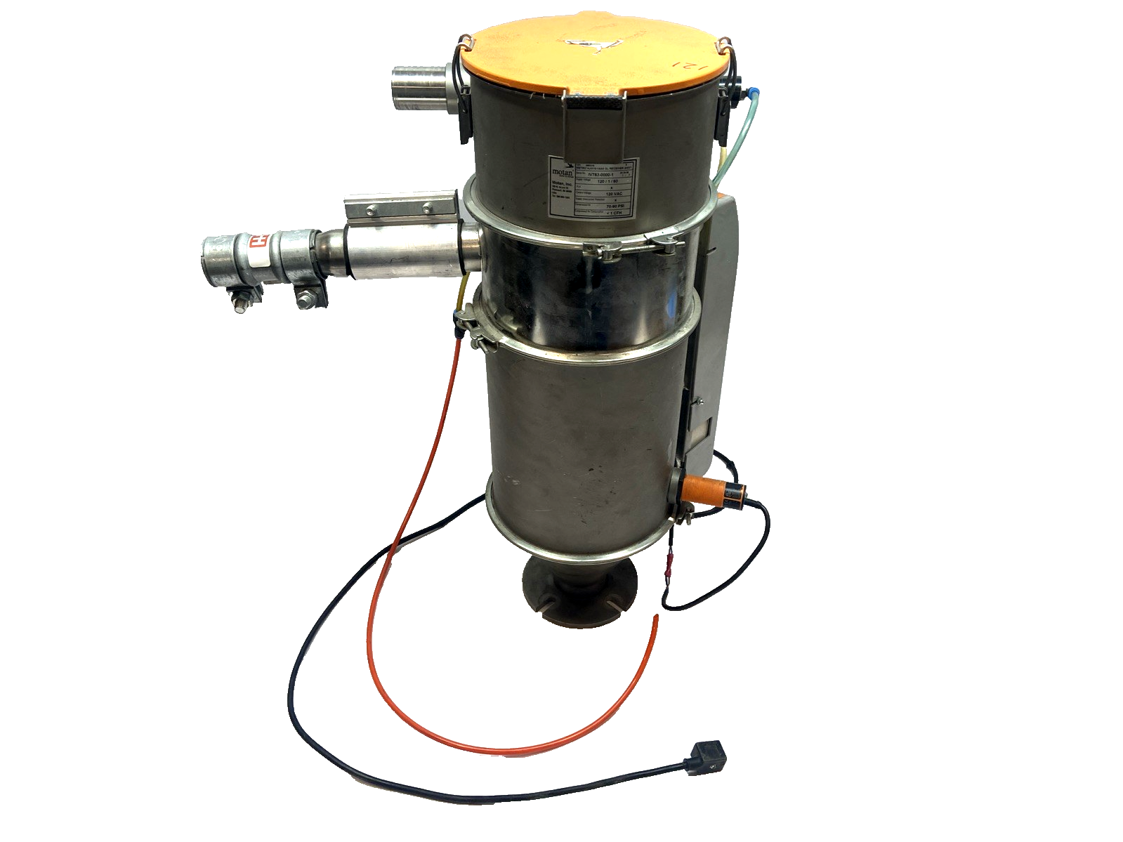 Motan HJG10-1AAA GL Metro Vacuum Receiver Assembly 120V 70-90 PSI 5065510 - Maverick Industrial Sales