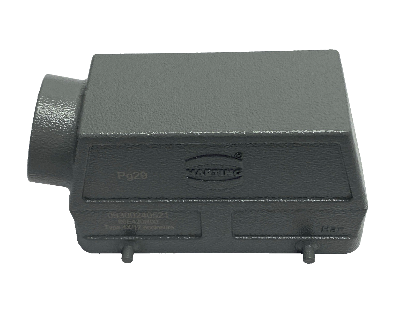 Harting 09300240521 Heavy Duty Power Connector Hood Side Entry Han 24B-HSE-Pg29 - Maverick Industrial Sales