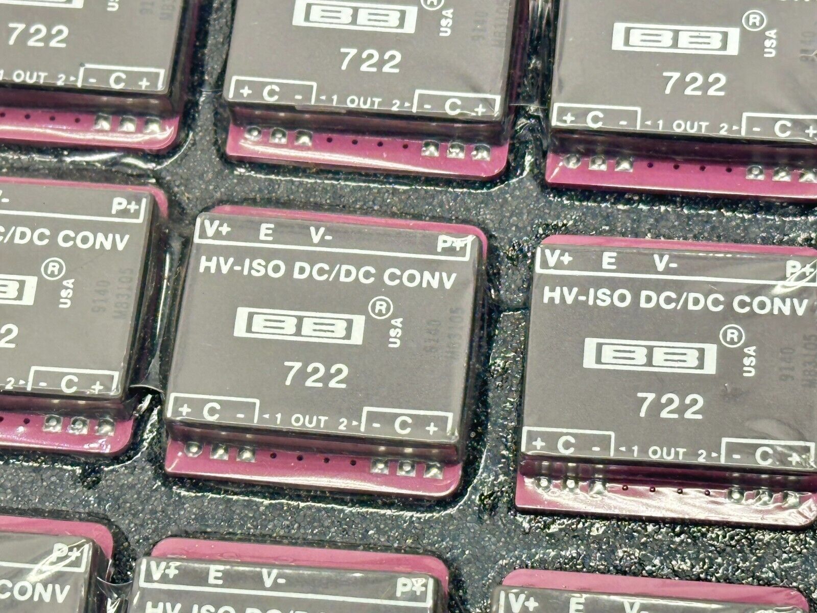 Burr Brown 722 High Voltage Isolated HV-ISO DC/DC Converter LOT OF 15 - Maverick Industrial Sales