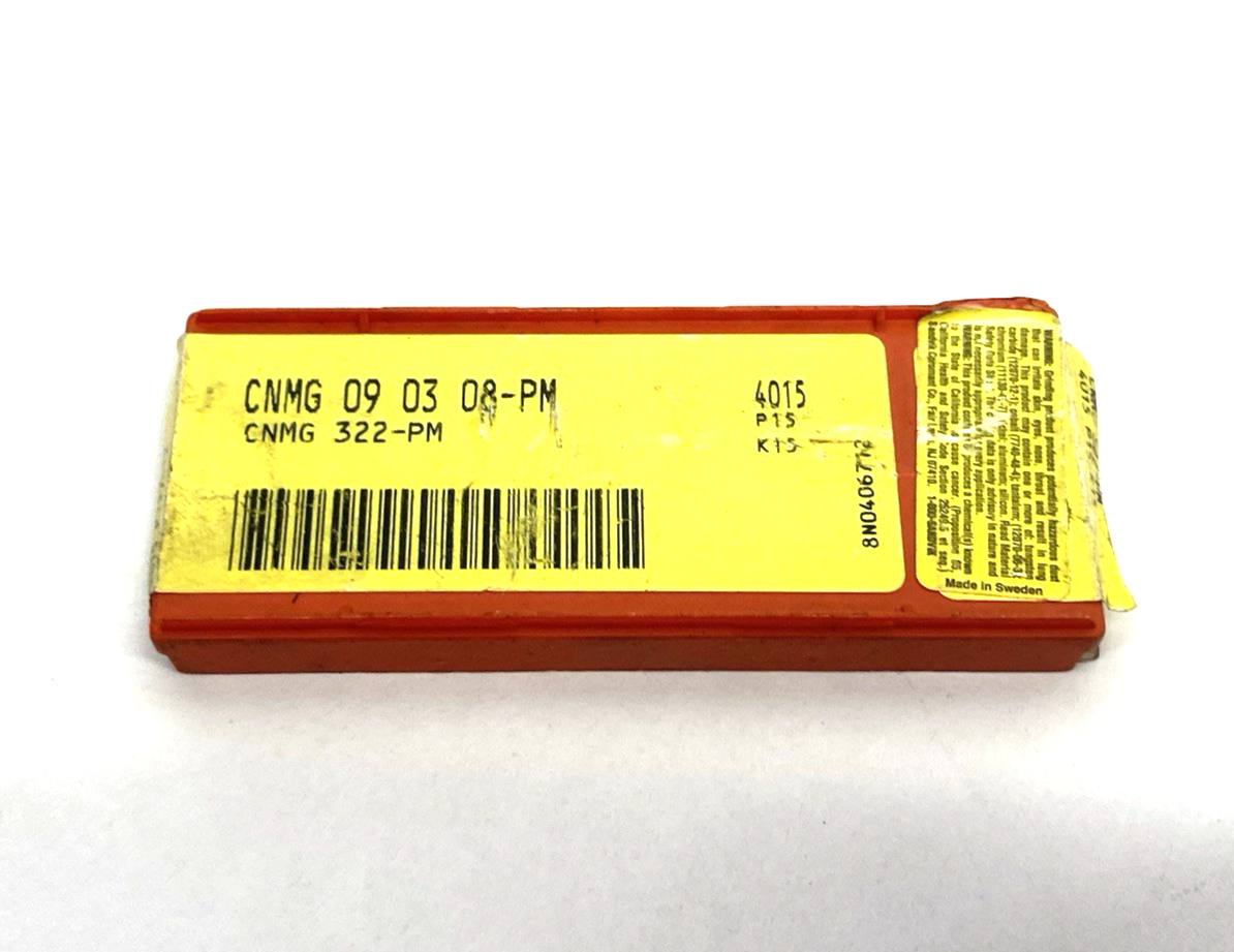 CNMG 09 03 08-PM 4015 | Sandvik Coromant CoroKey Insert for Turning PKG OF 8 - New – Open box - Maverick Industrial Sales