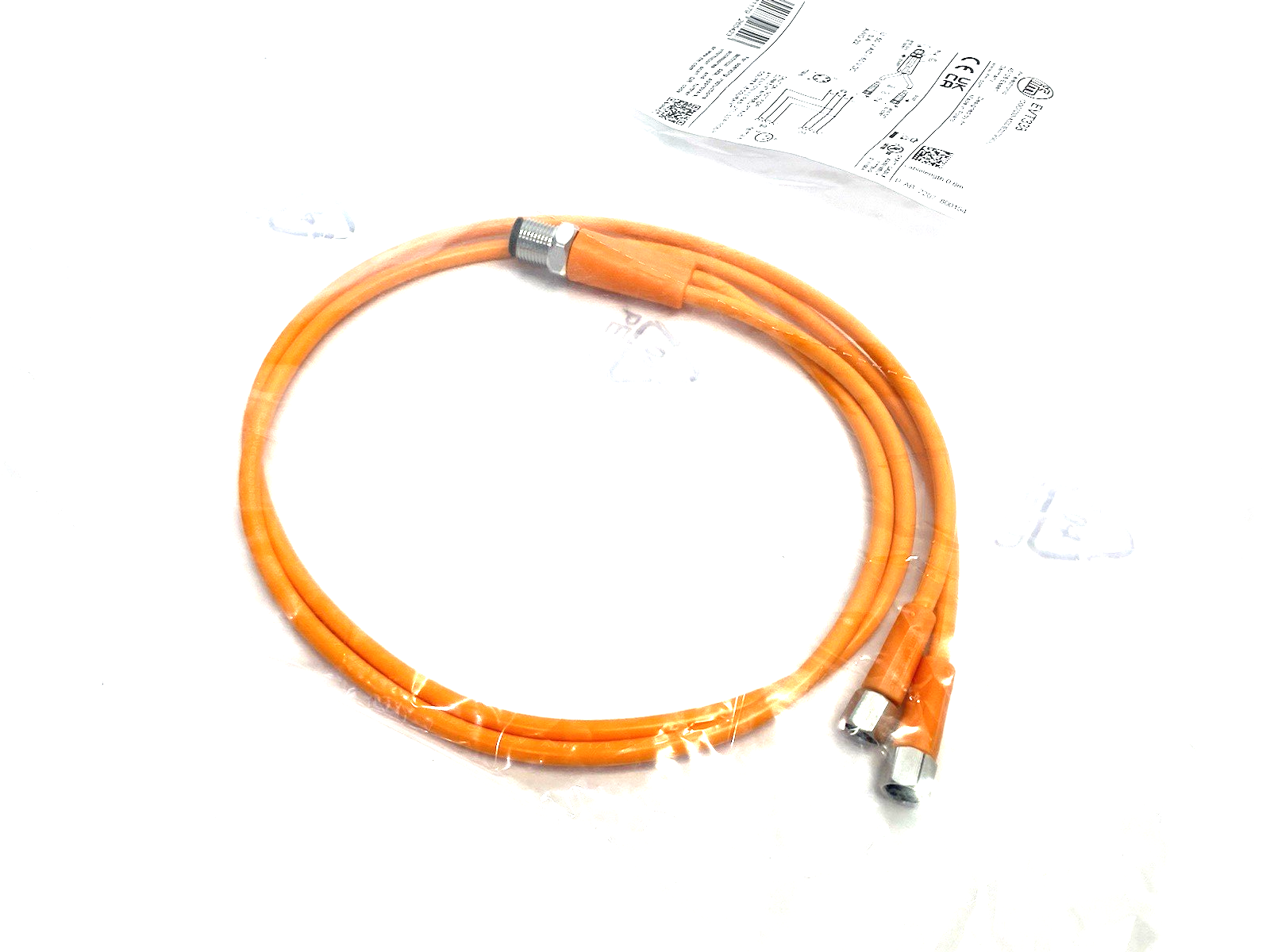 EVT338 | ifm A-Coded Y-Connection Cable YDOGF030VAS00,6E03STGH040VAS - New - Maverick Industrial Sales