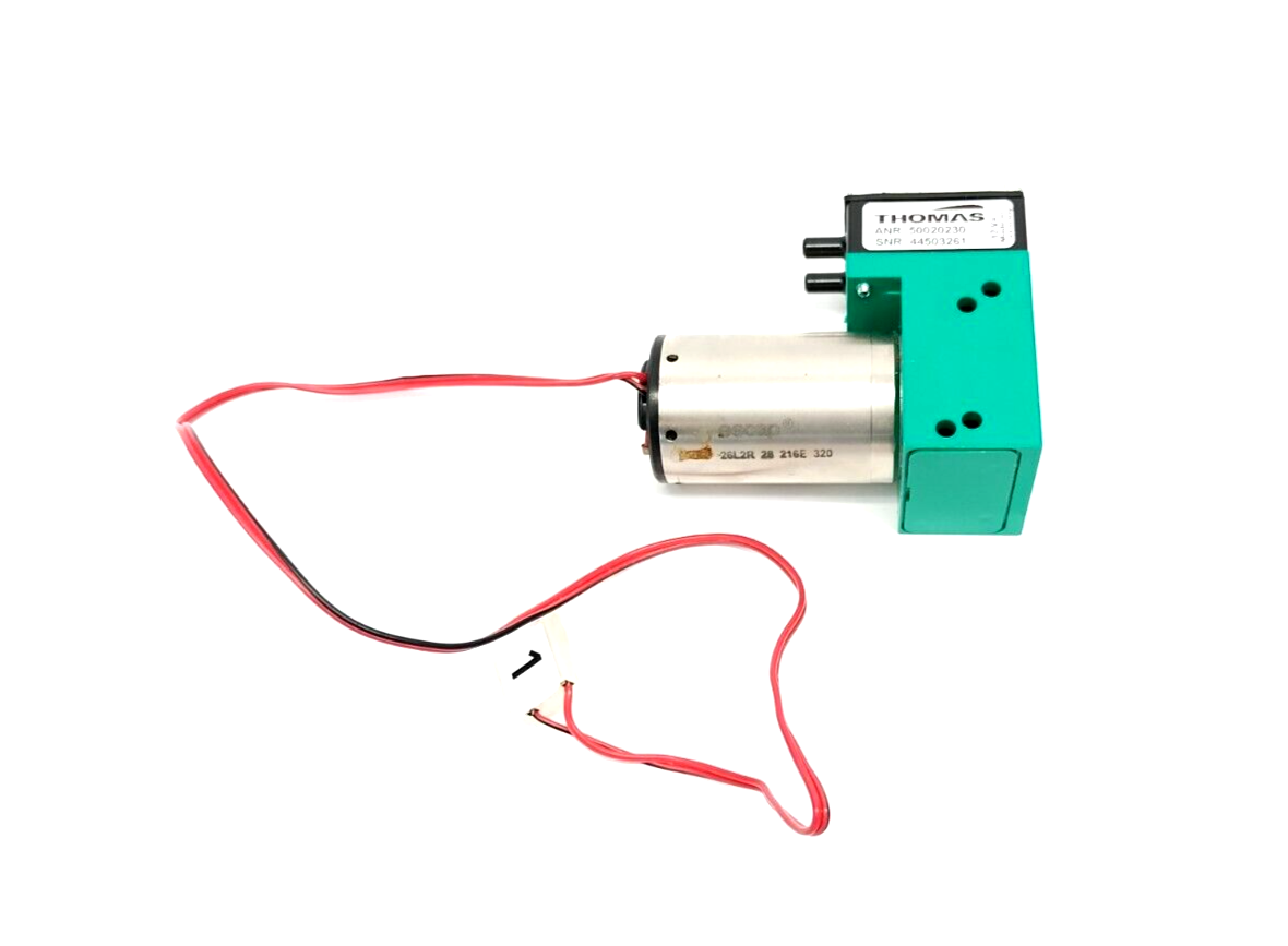 Thomas 50020230 Miniature Vacuum Pump 12V 146305/01 - Maverick Industrial Sales