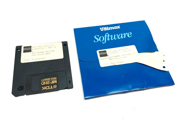 Hurco Ultimax 007-4124-009 Rev. D Optikey Utility Diskette Post Processor - Maverick Industrial Sales