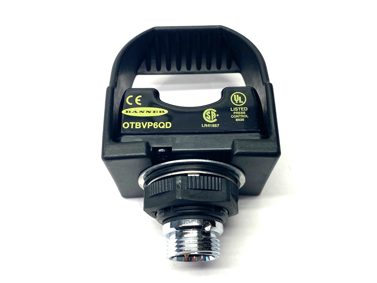 OTBVN6QD | Banner Momentary Action Optical Touch Button w/Black F.C. 28585 - Used - Maverick Industrial Sales