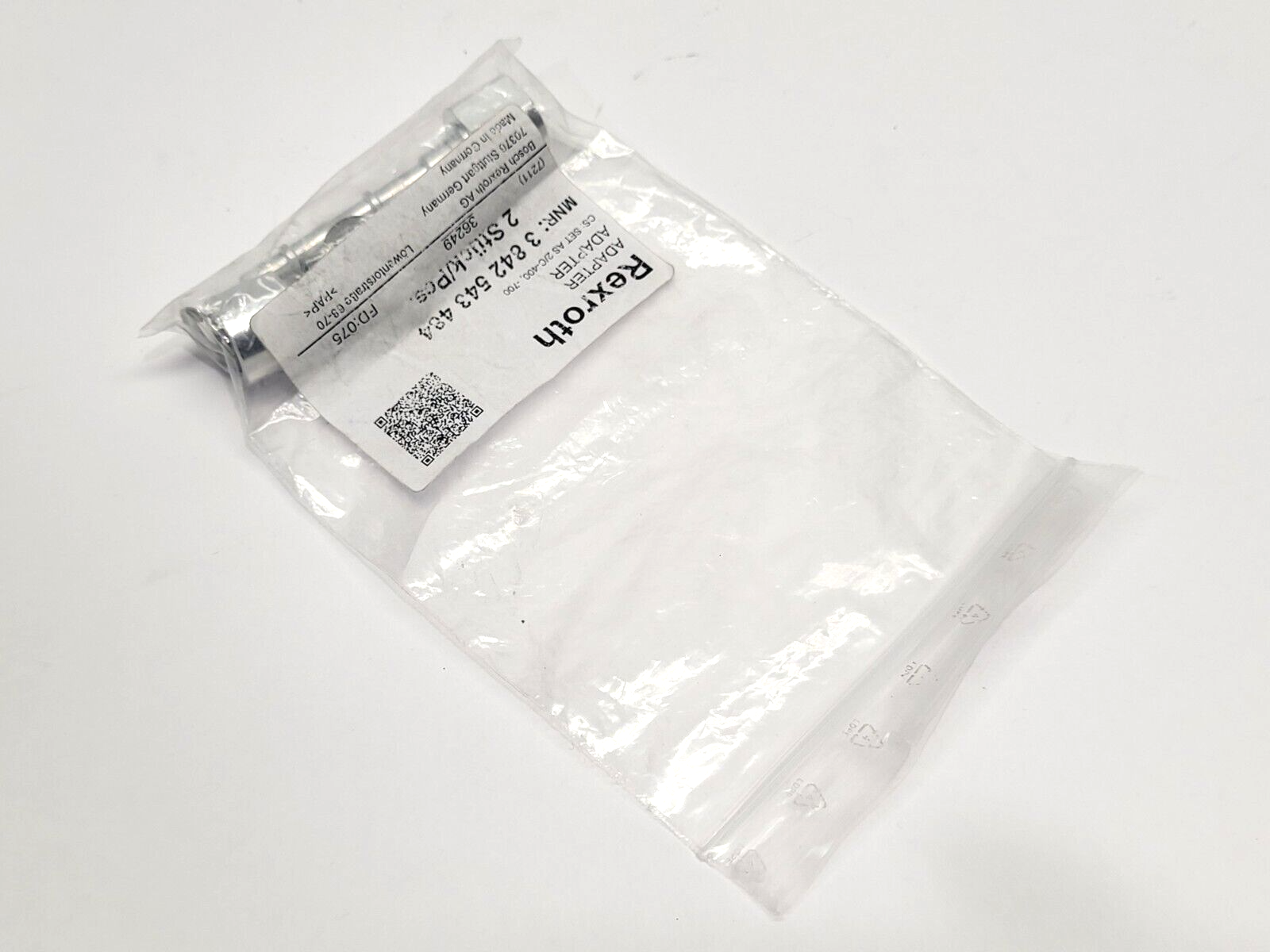 3842543484 | Bosch Rexroth Adapter, Set ADAPTER SET AS 2/C-400, -700 - New - Maverick Industrial Sales
