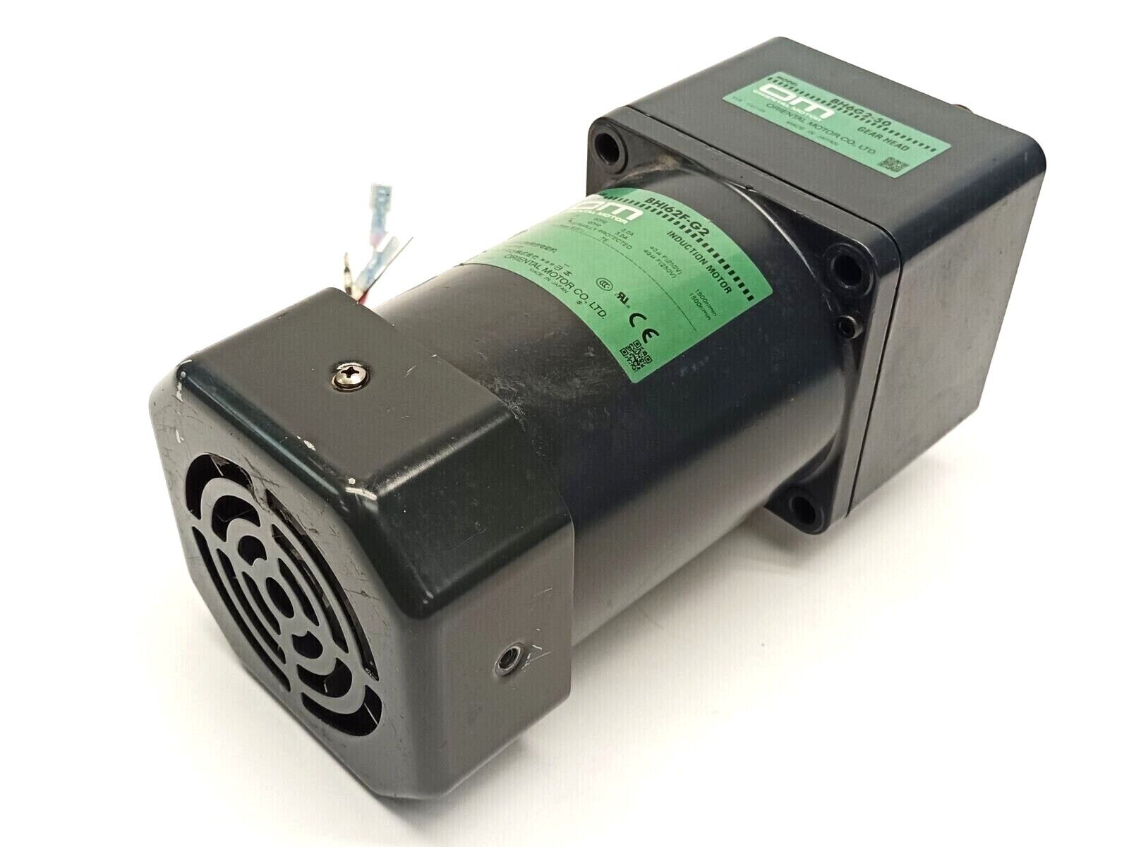 Oriental Motor BHI62F-50 Induction Gear Motor 50:1, Single-Phase, 110/115 VAC - Used - Maverick Industrial Sales