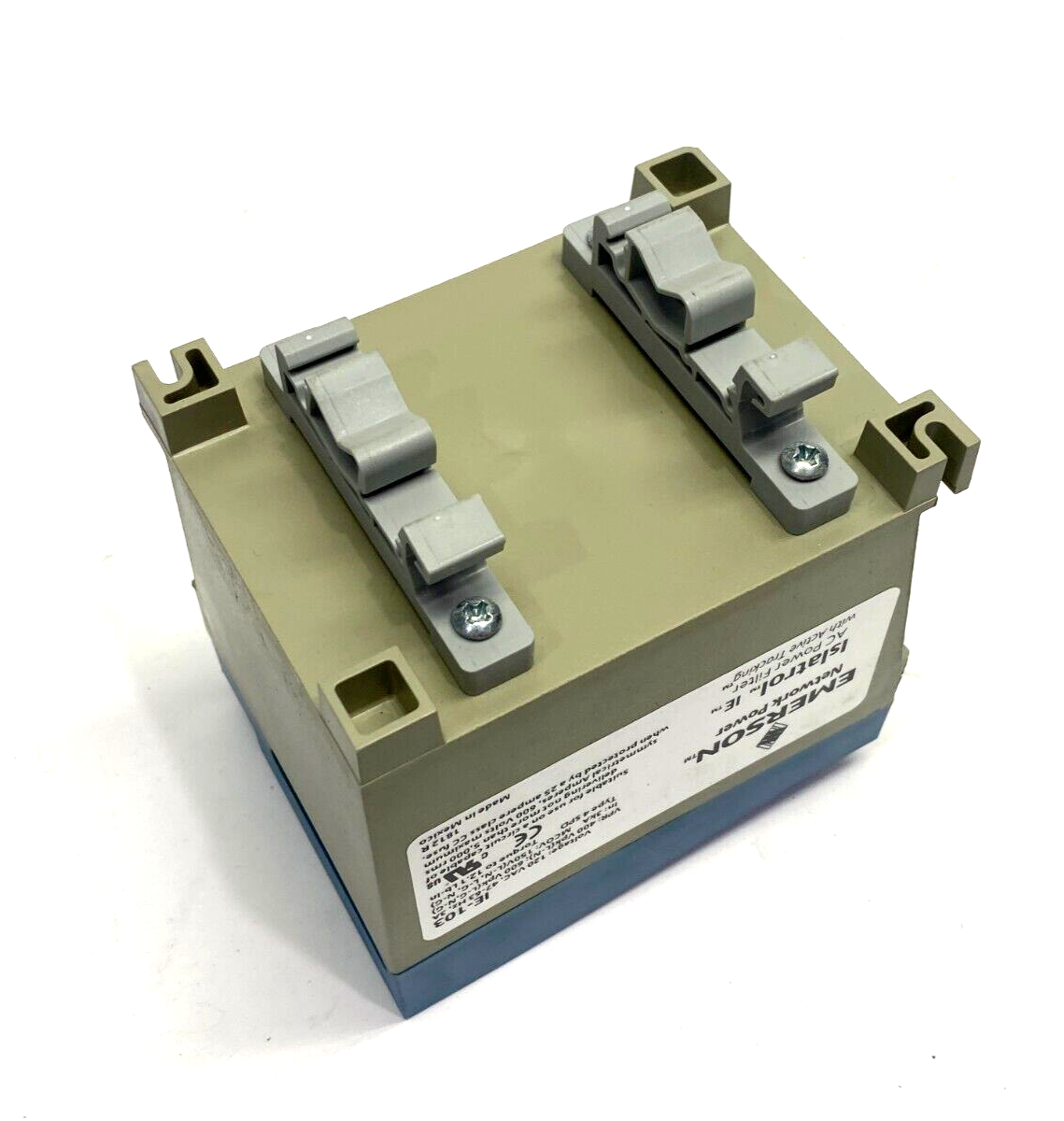 IE-103 | Emerson Islatrol IE AC Power Filter w/ Active Tracking 120VAC 3A - Used - Maverick Industrial Sales