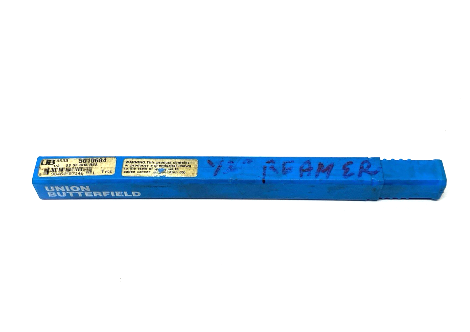 Union Butterfield 5010684 Bright Coated High Speed Steel Chucking Reamer, 1/2" D - Maverick Industrial Sales