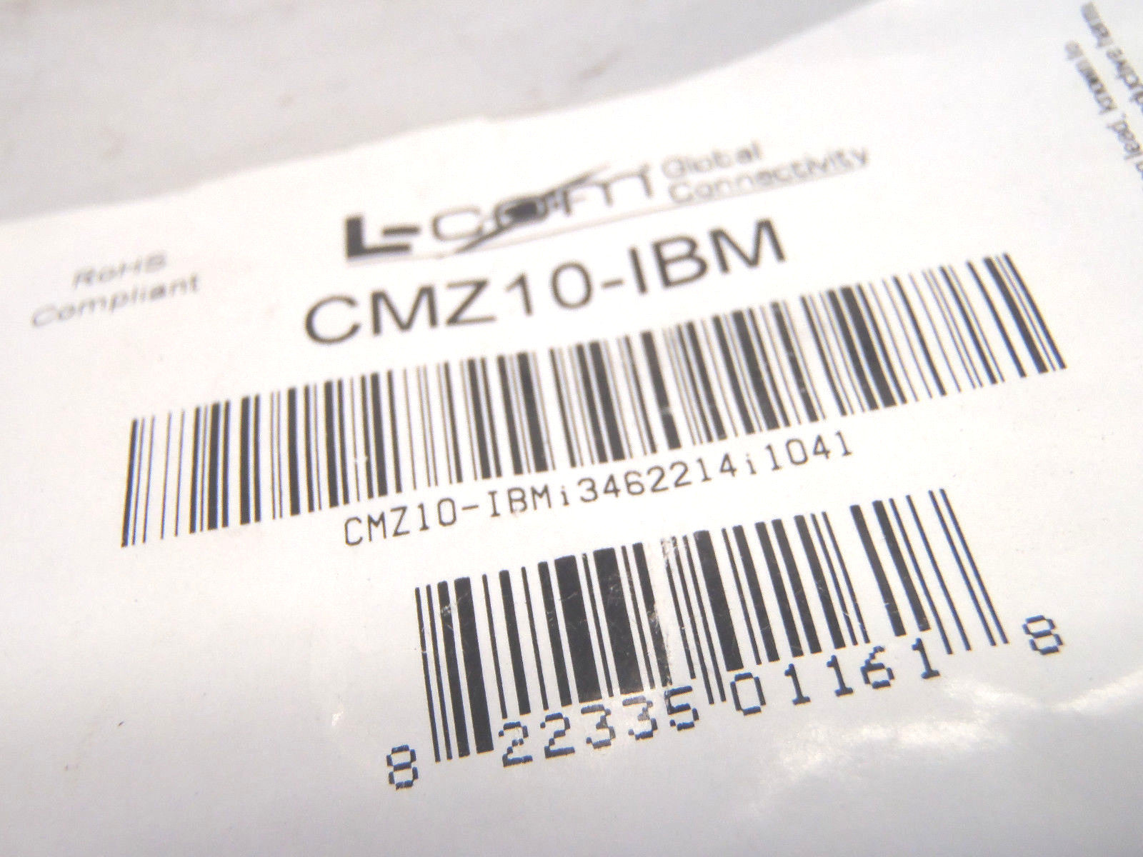 L-Com CMZ10-IBM AT Modem Cable DB25M/DB9F 10Ft - Maverick Industrial Sales