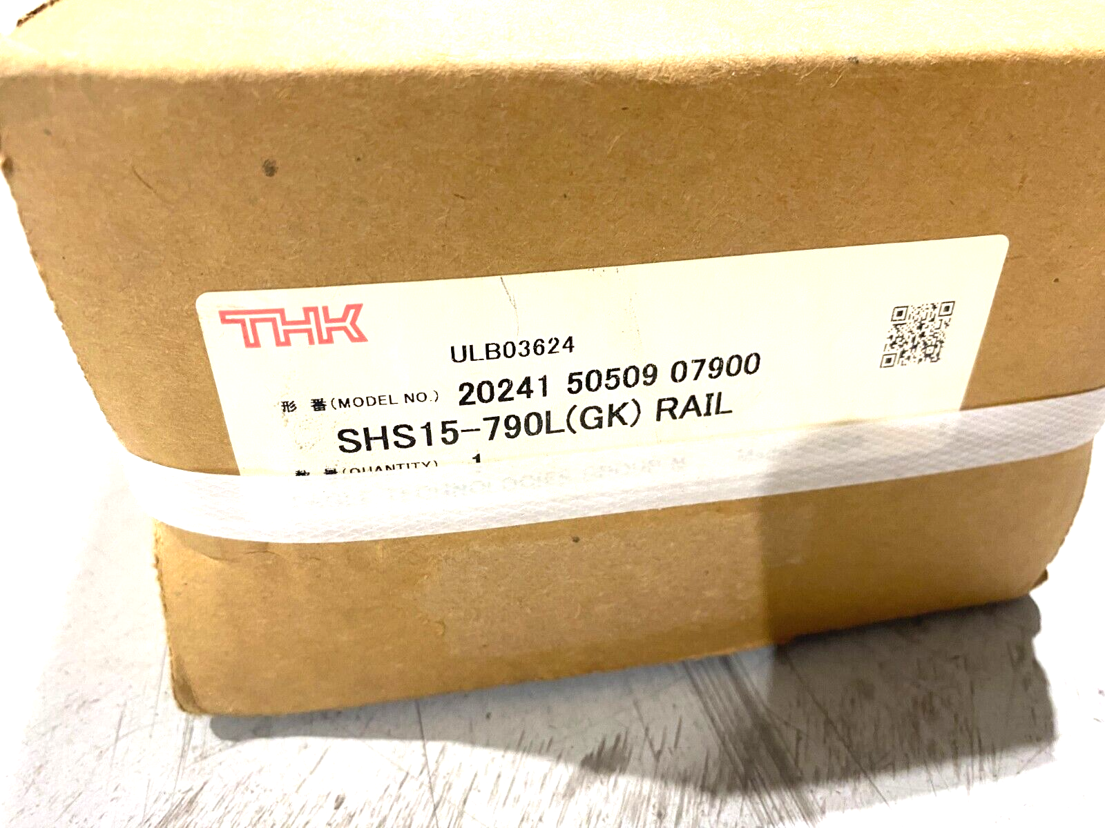 THK SHS15-790L Linear Guide Rail Standard Ball Guide 790mm - Maverick Industrial Sales