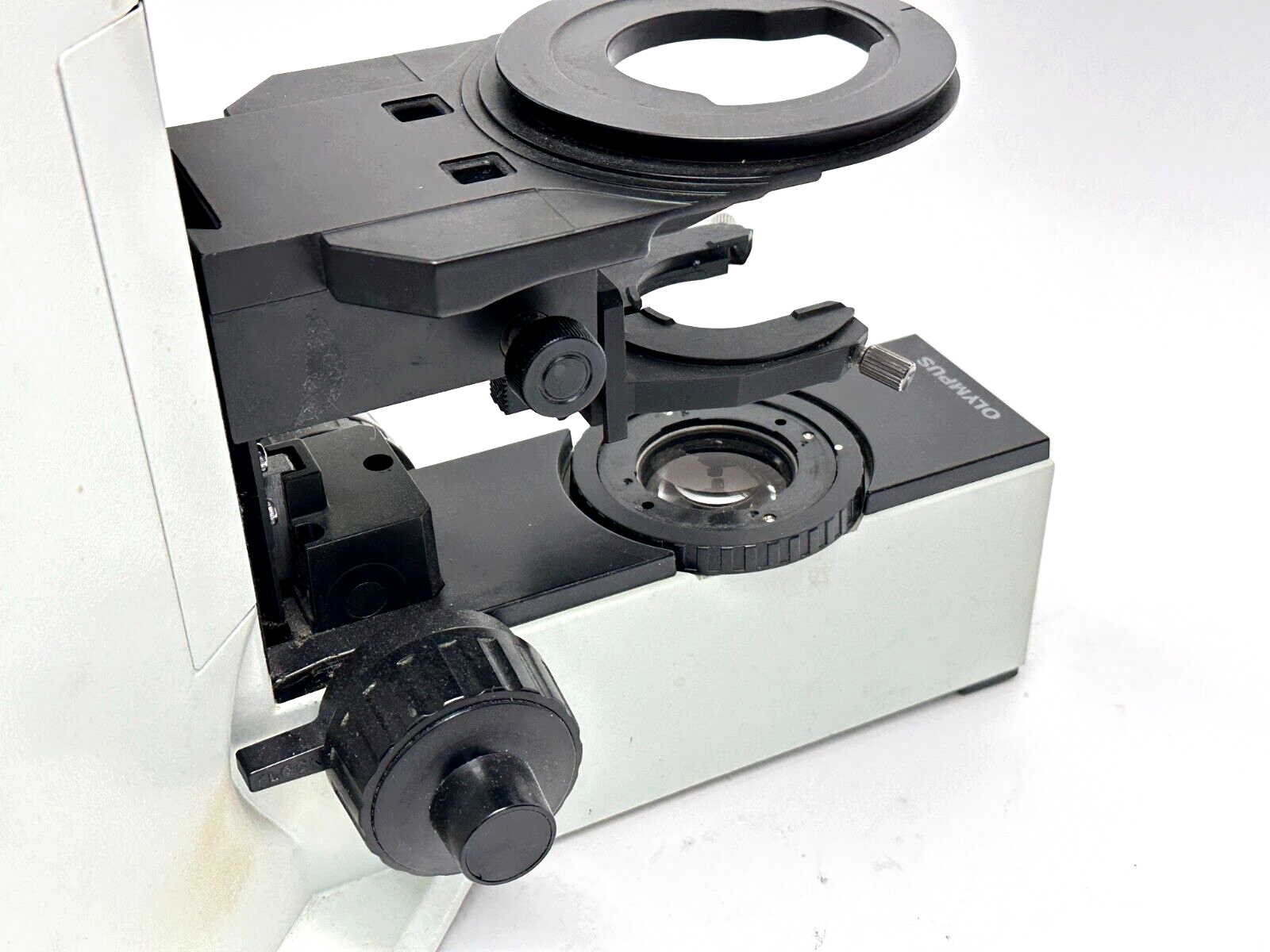 Olympus BX40 Microscope Body w/ Condenser Holder - Maverick Industrial Sales