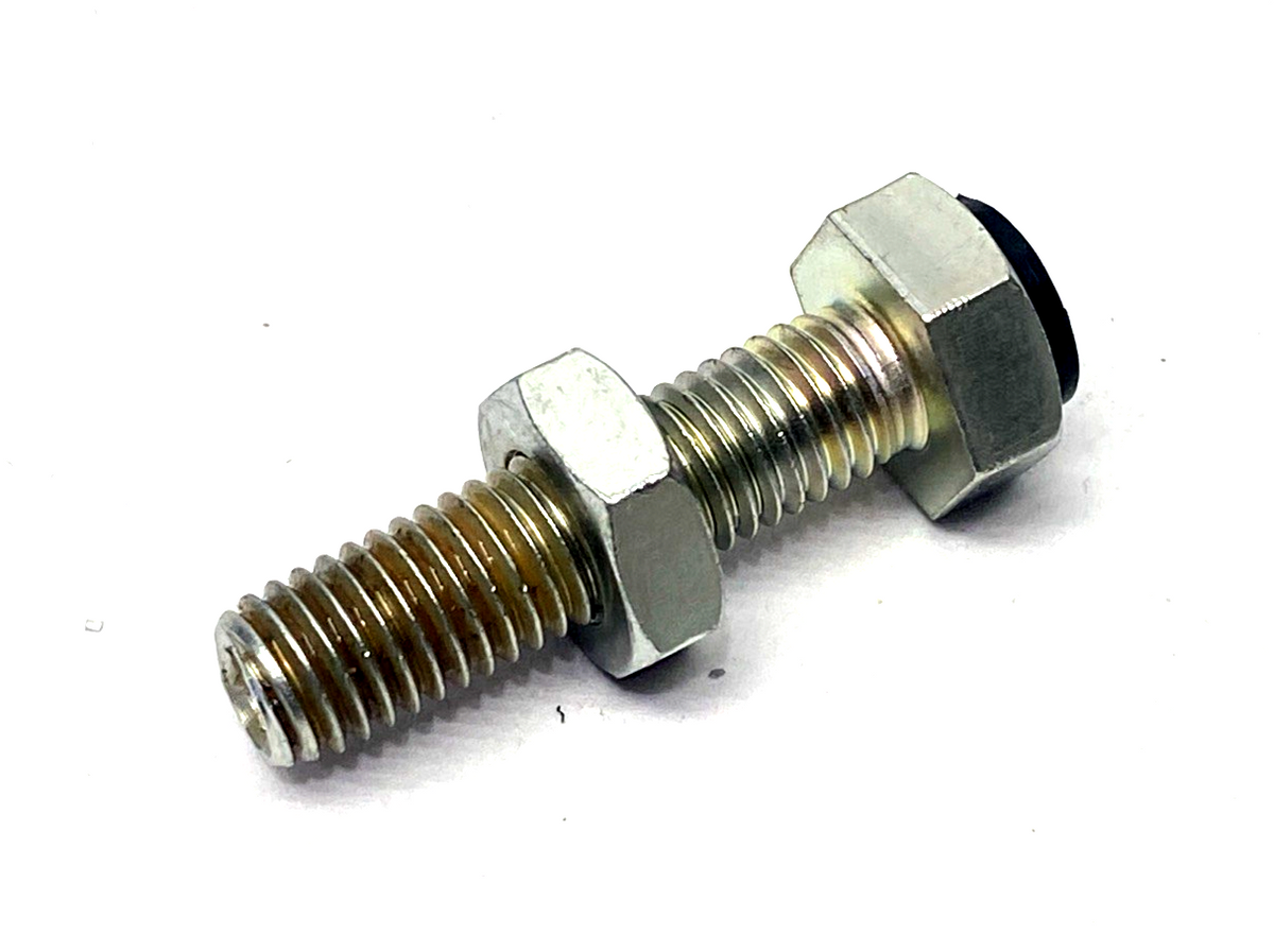 MiSUMi USTH10-60 Shoulder Type Stopper Bolt w/ Bumper M10 Thread 60mm Length 4PK - Maverick Industrial Sales