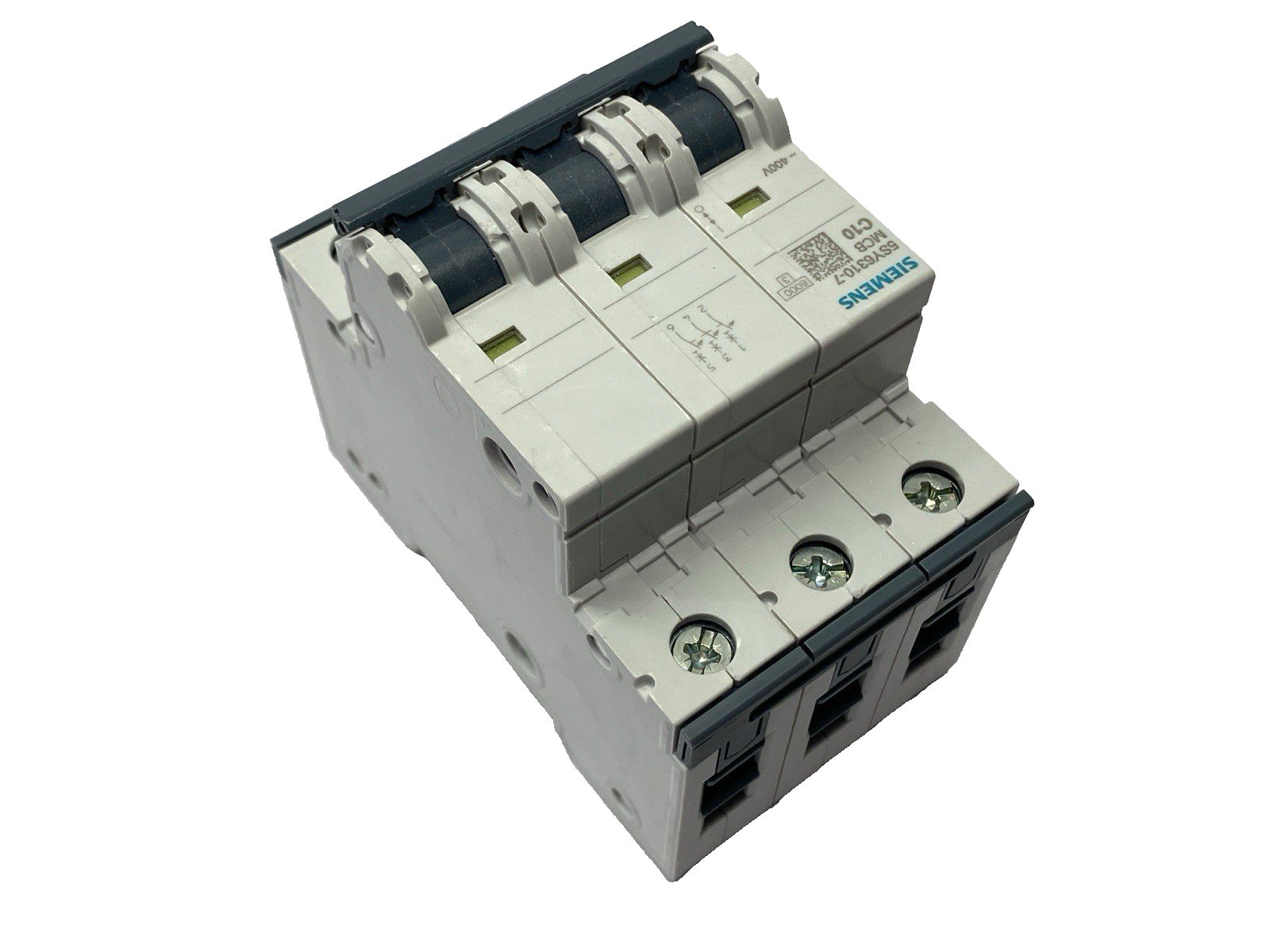 Siemens 5SY6310-7 Miniature Circuit Breaker 3-Pole 400V 10A - Maverick Industrial Sales