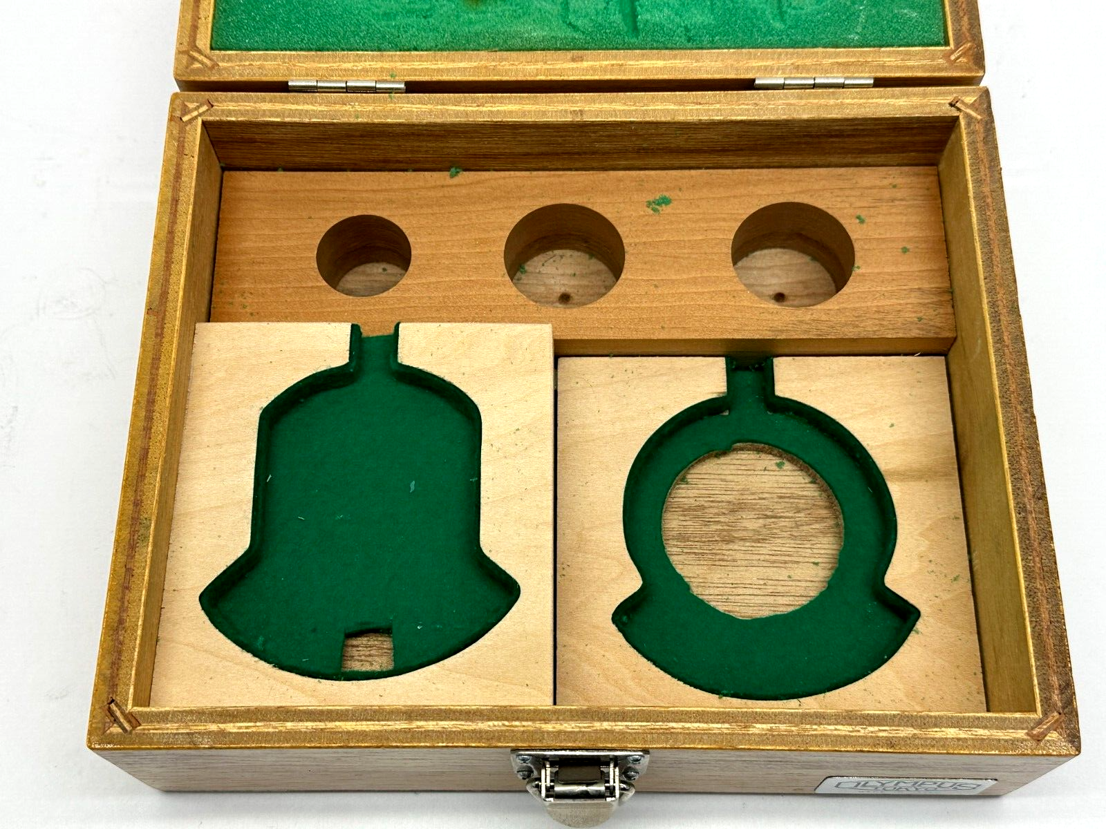 Olympus Japan Annuli Insert and Accessory Wooden Box 8-1/4" x 6-3/4" x 3-1/4" - Maverick Industrial Sales