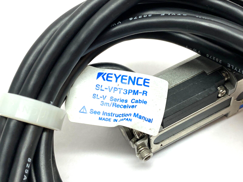 Keyence SL-V23F-R Safety Light Curtain Receiver w/ SL-VPT3PM-R Receiver Cable - Maverick Industrial Sales