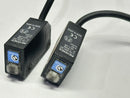 Keyence PZ-M62P Square Retro-Reflective Photoelectric Sensor LOT OF 2 - Maverick Industrial Sales