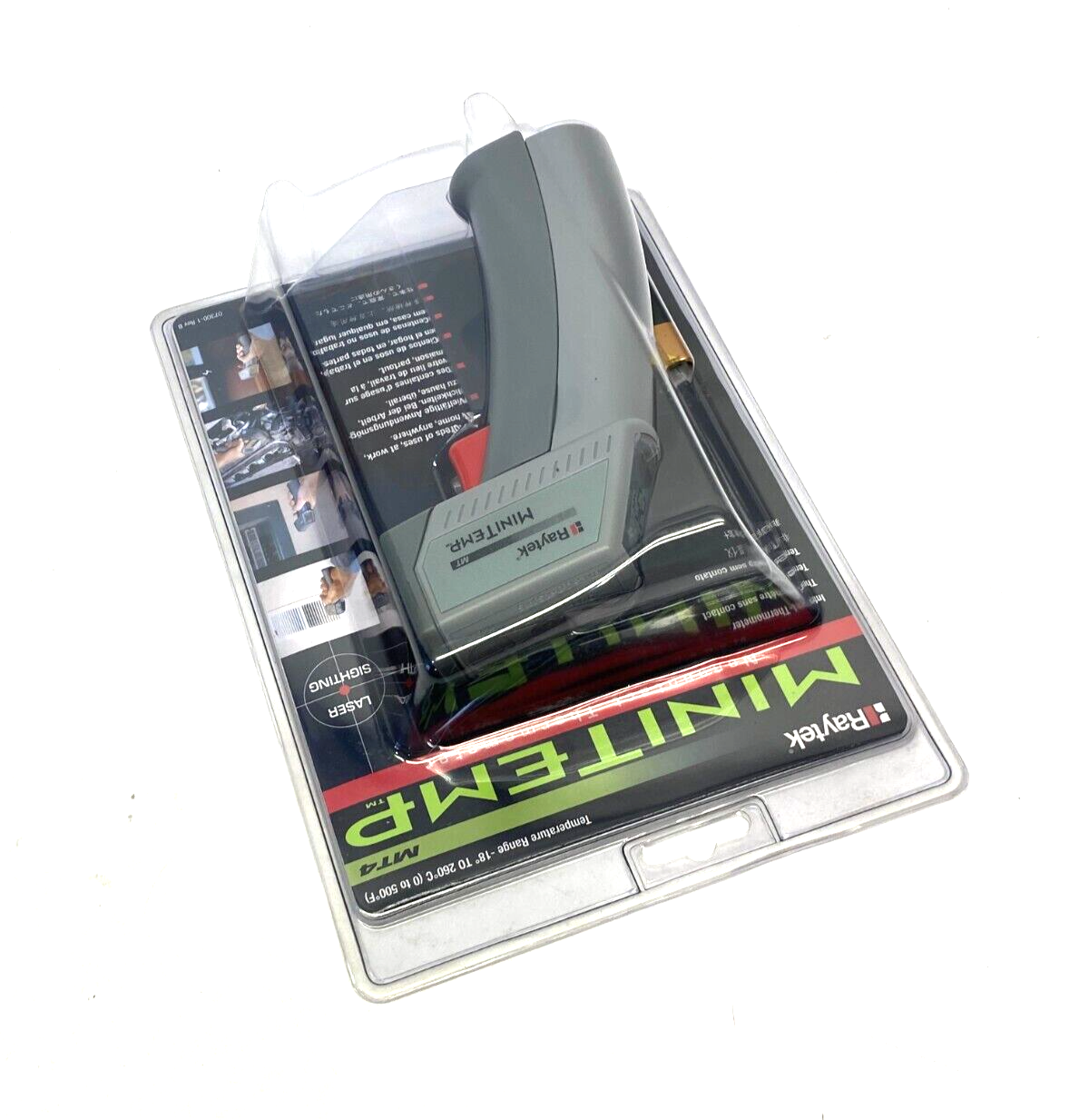 Raytek MT4 MiniTemp Non-Contact Infrared Laser Thermometer Gun 0-500°F - Maverick Industrial Sales