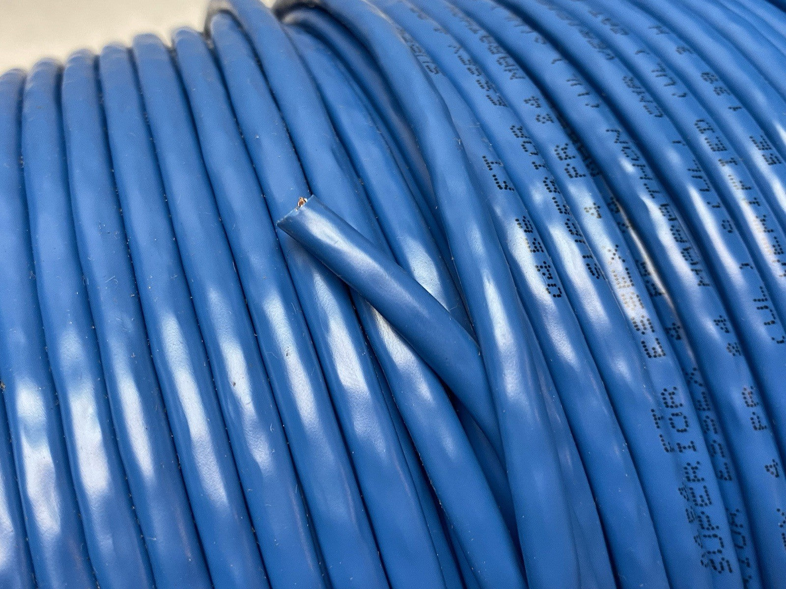 51-243-25 | Superior Essex Marathon LAN® Cat5e Cable 4/24 Blue BOX OF 11 POUNDS - Open box - Maverick Industrial Sales