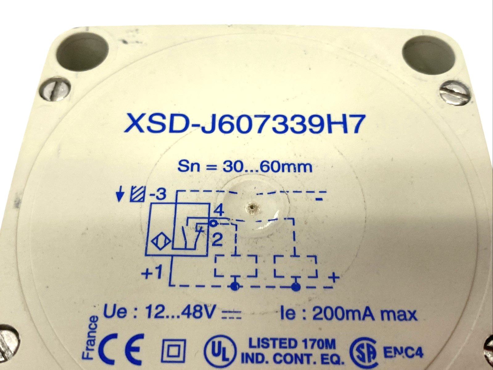 Telemecanique XSD-J607339H7 Inductive Proximity Sensor 60mm Sn 80x80x40 - Maverick Industrial Sales