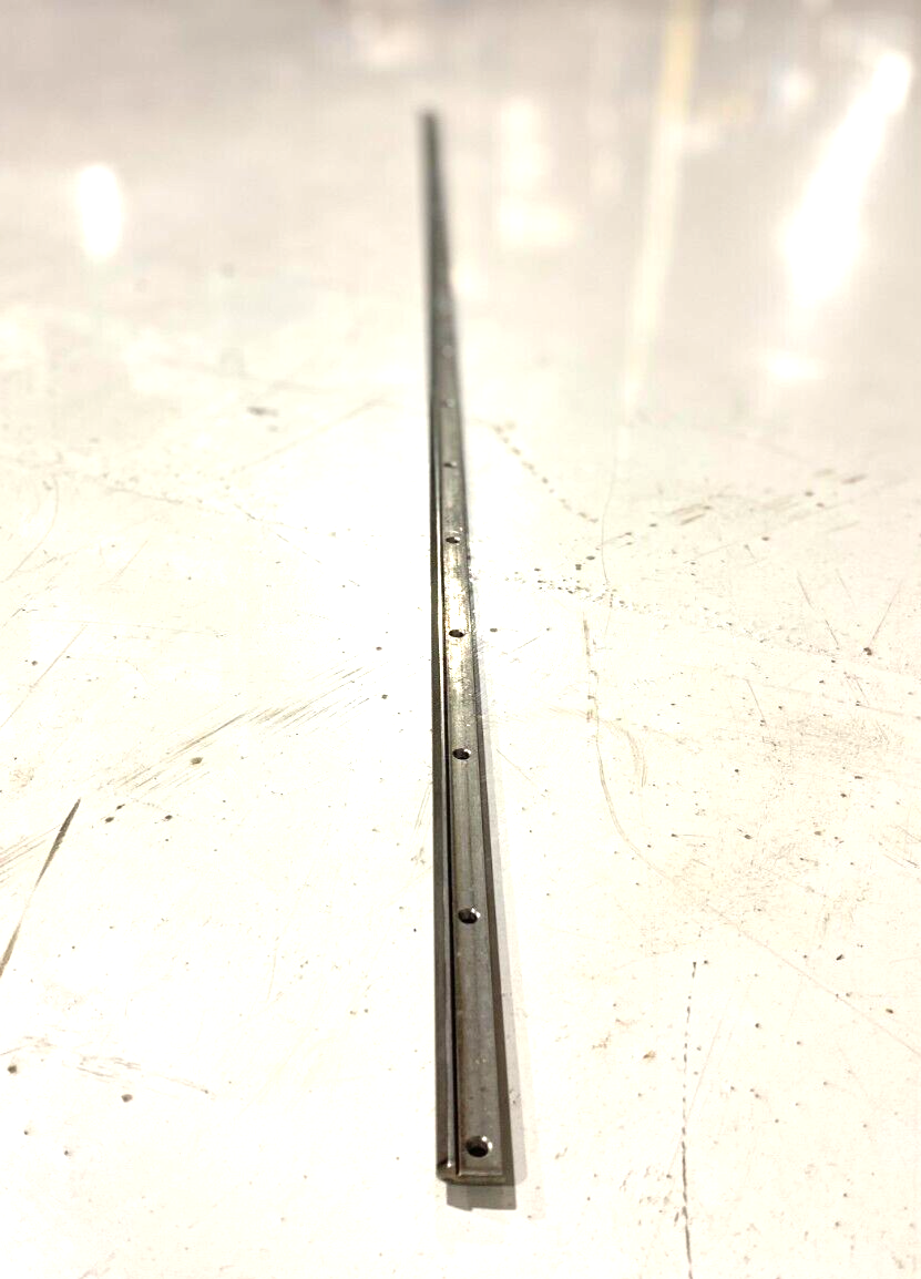 Bishop Wisecarver WZ-37 Steel Linear Rail Track 17-Holes 1235.2 mm - Maverick Industrial Sales