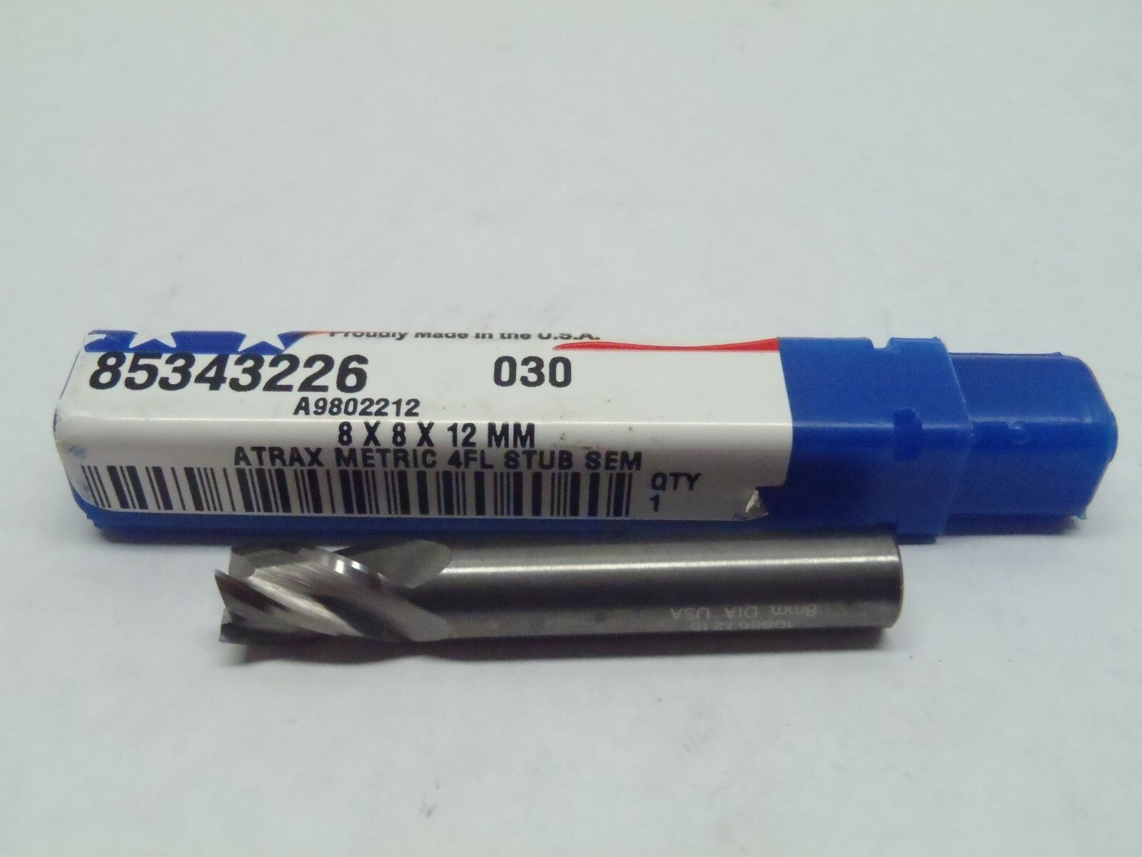 Atrax 85343226 Metric 4FL Stub Stem A9802212 8x8x12mm - Maverick Industrial Sales