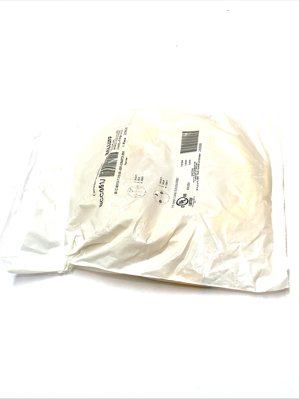 Balluff BCC051J Connectivity Cable M313-M313-30-300-EX43T2-050 - Maverick Industrial Sales