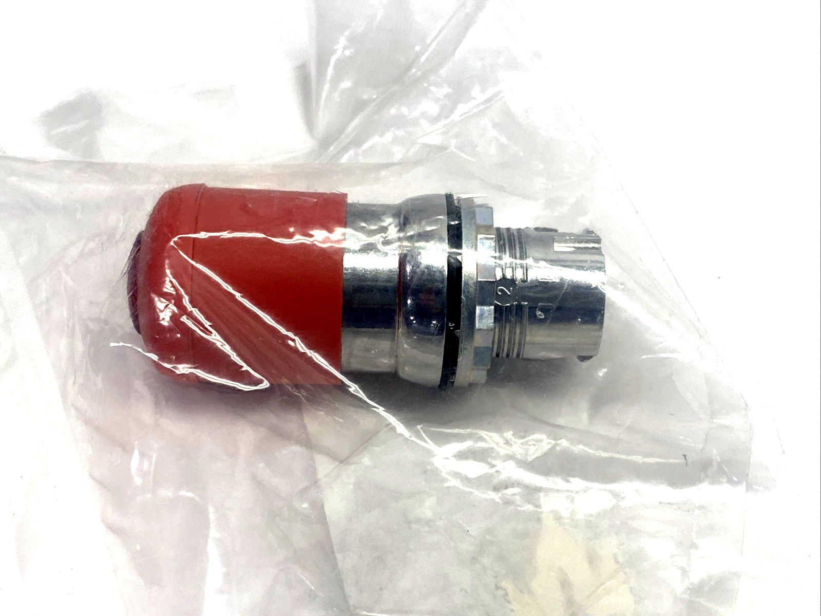 800FM-LMP34PN3RX12 | Allen Bradley Ser. B Illuminated 30mm Push/Pull Red Button - New – Open box - Maverick Industrial Sales