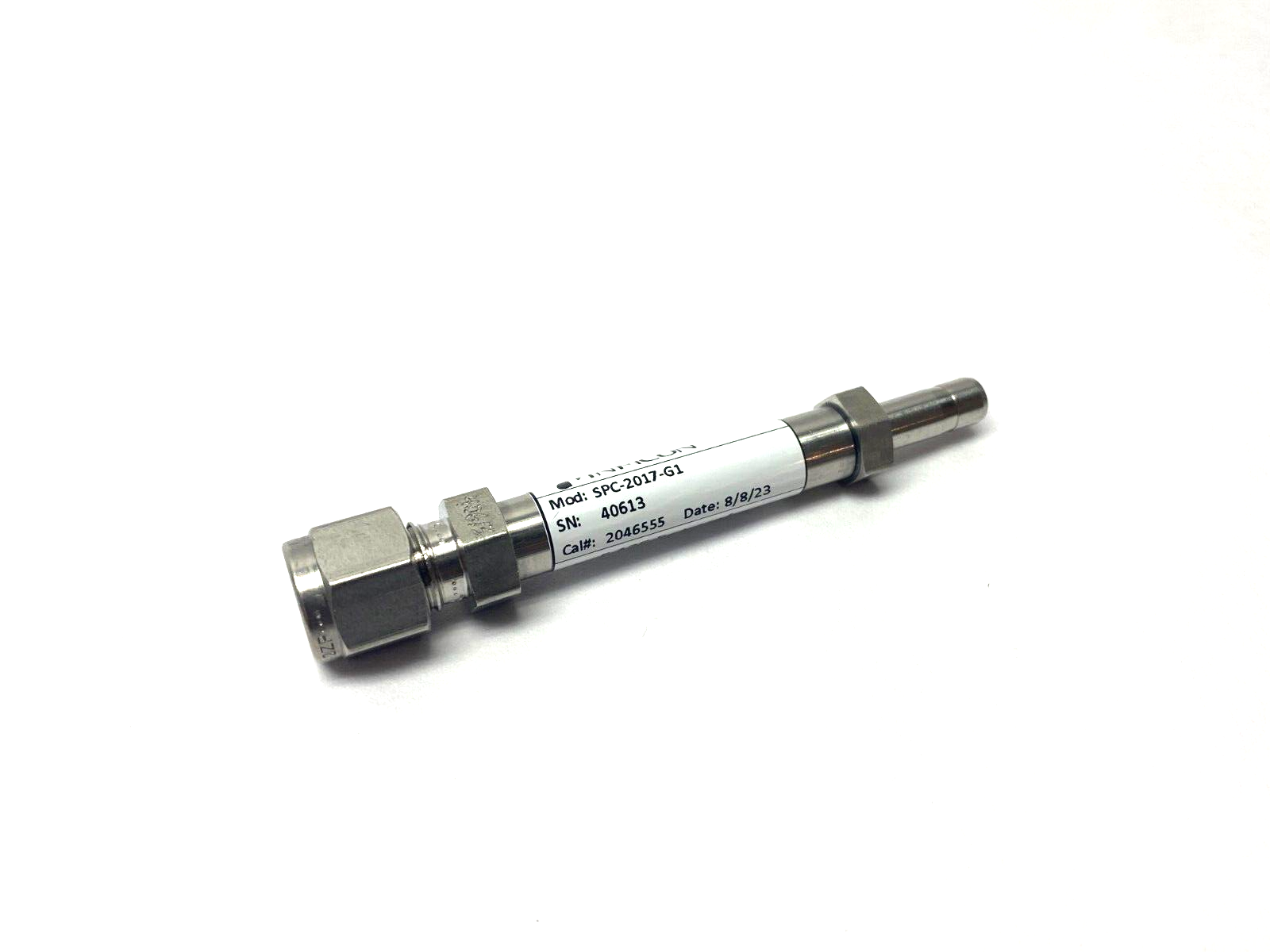 Inficon SPC-2017-G1 Helium Leak Detection Vacuum Jet Nozzle 5.13E-5 atmcc/sec - Maverick Industrial Sales