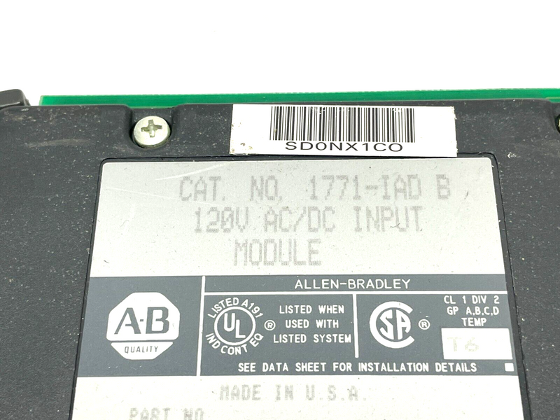 Allen Bradley 1771-IAD Ser. B Input Module - Maverick Industrial Sales