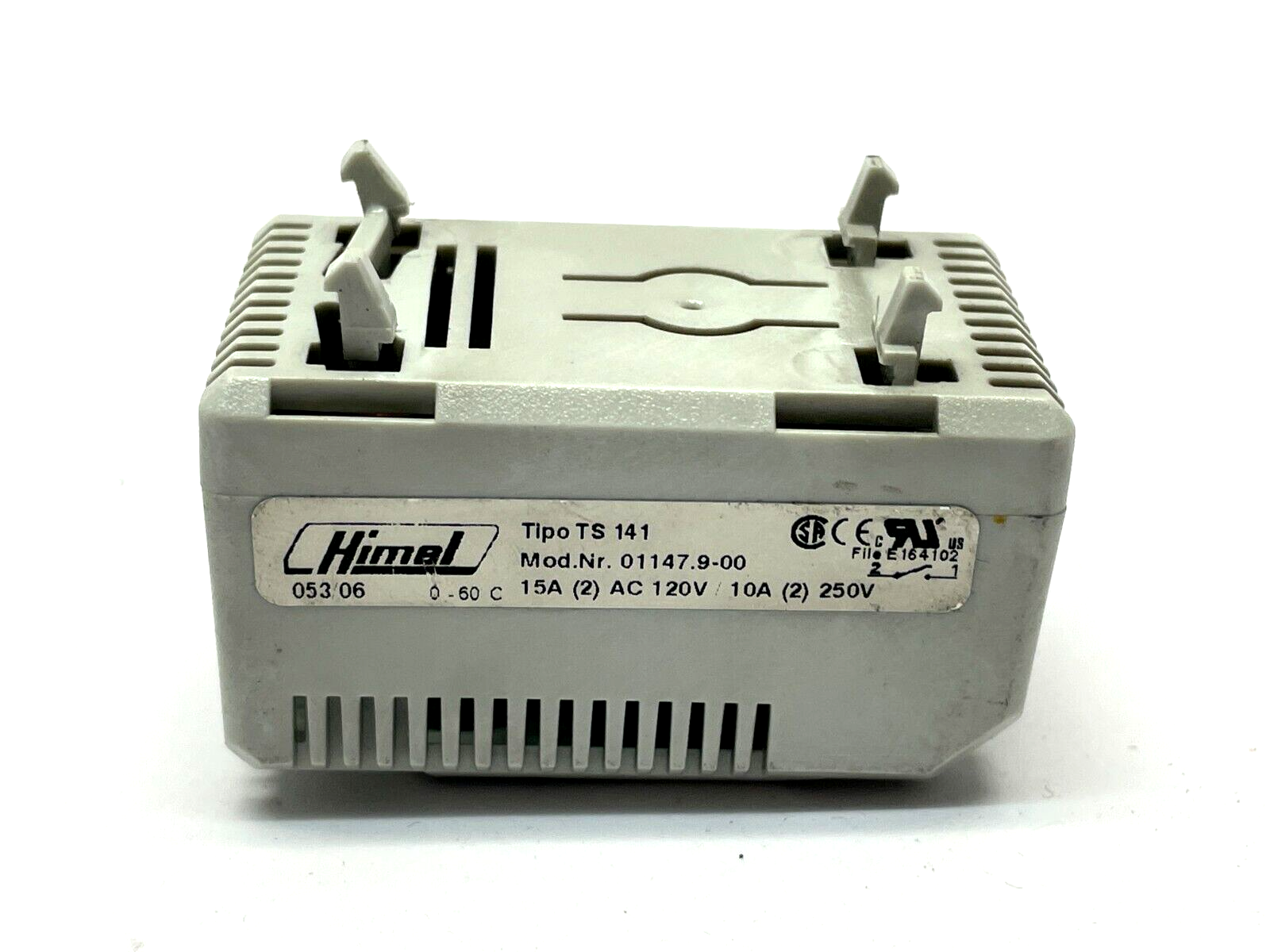 Himel Tipo TS 141 Thermostat 10A 250VAC 60 Degrees Max 01147.9-00 - Maverick Industrial Sales