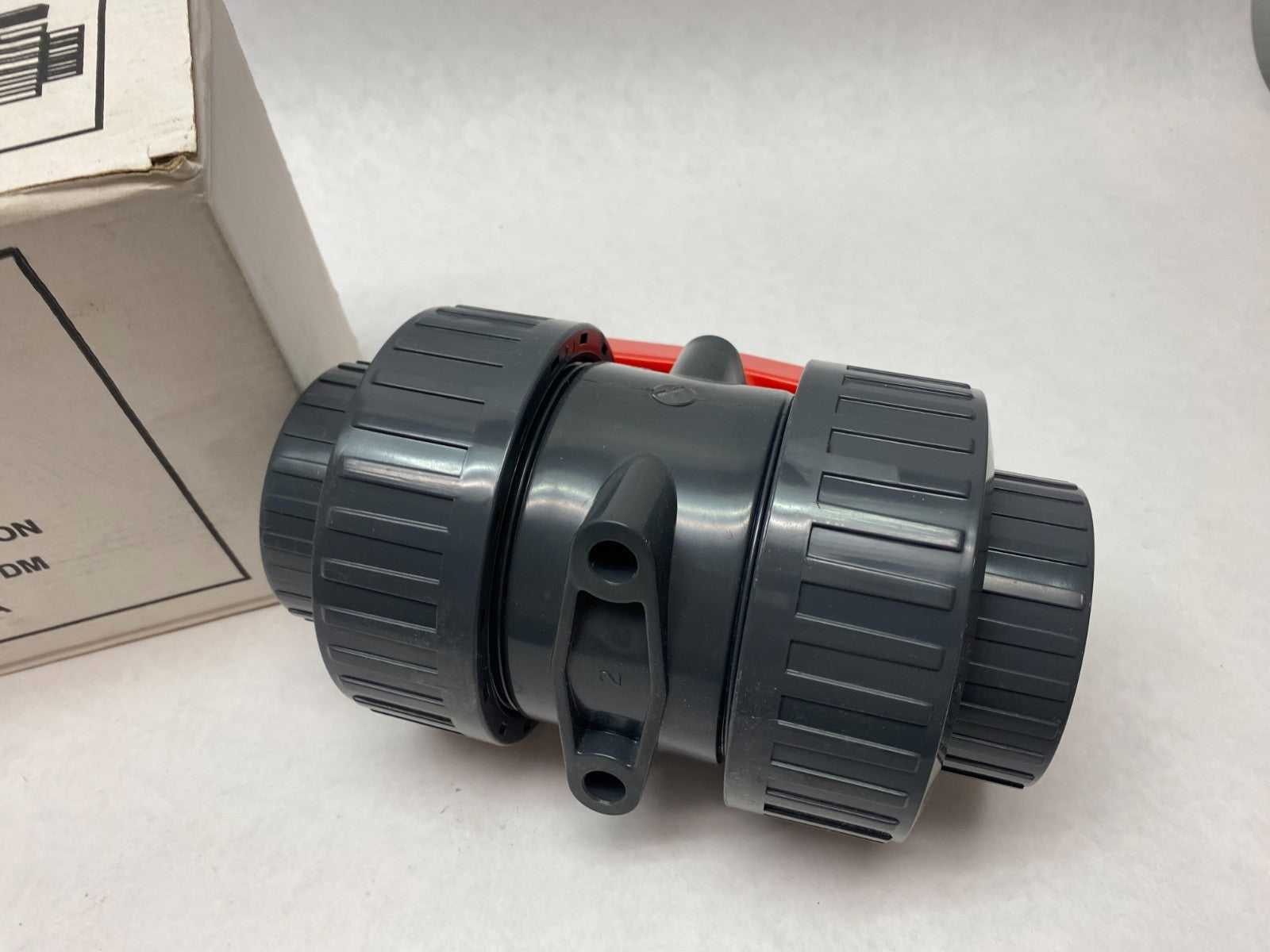 DN50 2" Double Union Ball Valve PVC-U, Teflon Seat, EPDM Seals - Maverick Industrial Sales