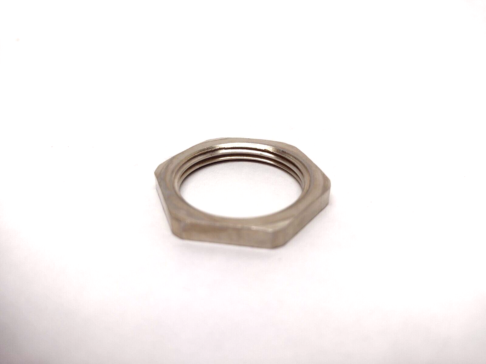 Bimed MBML-04 M25x1,5 Metric Nickel Plated Brass Industrial Lock Nut, LOT OF 10 - Maverick Industrial Sales