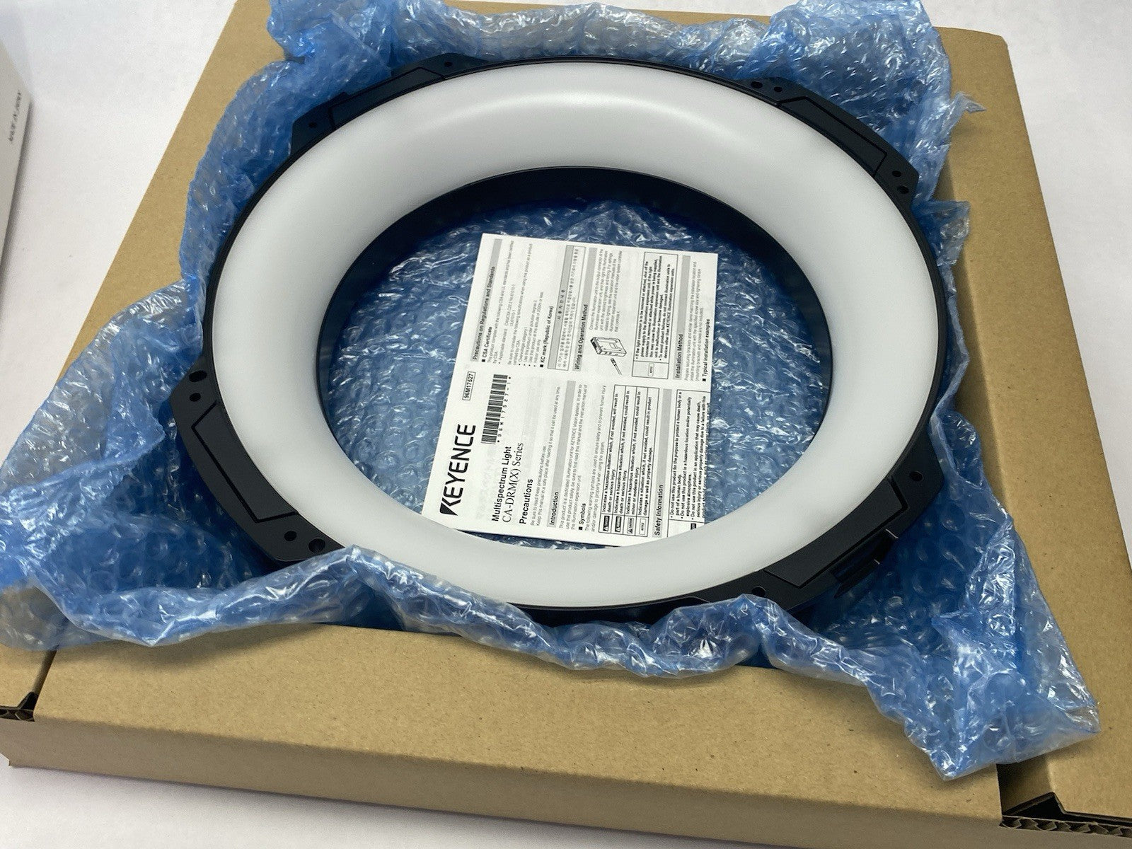 CA-DRM20X | Keyence Multi-spectral lighting Ring Illuminator (200 mm) - New – Open box - Maverick Industrial Sales