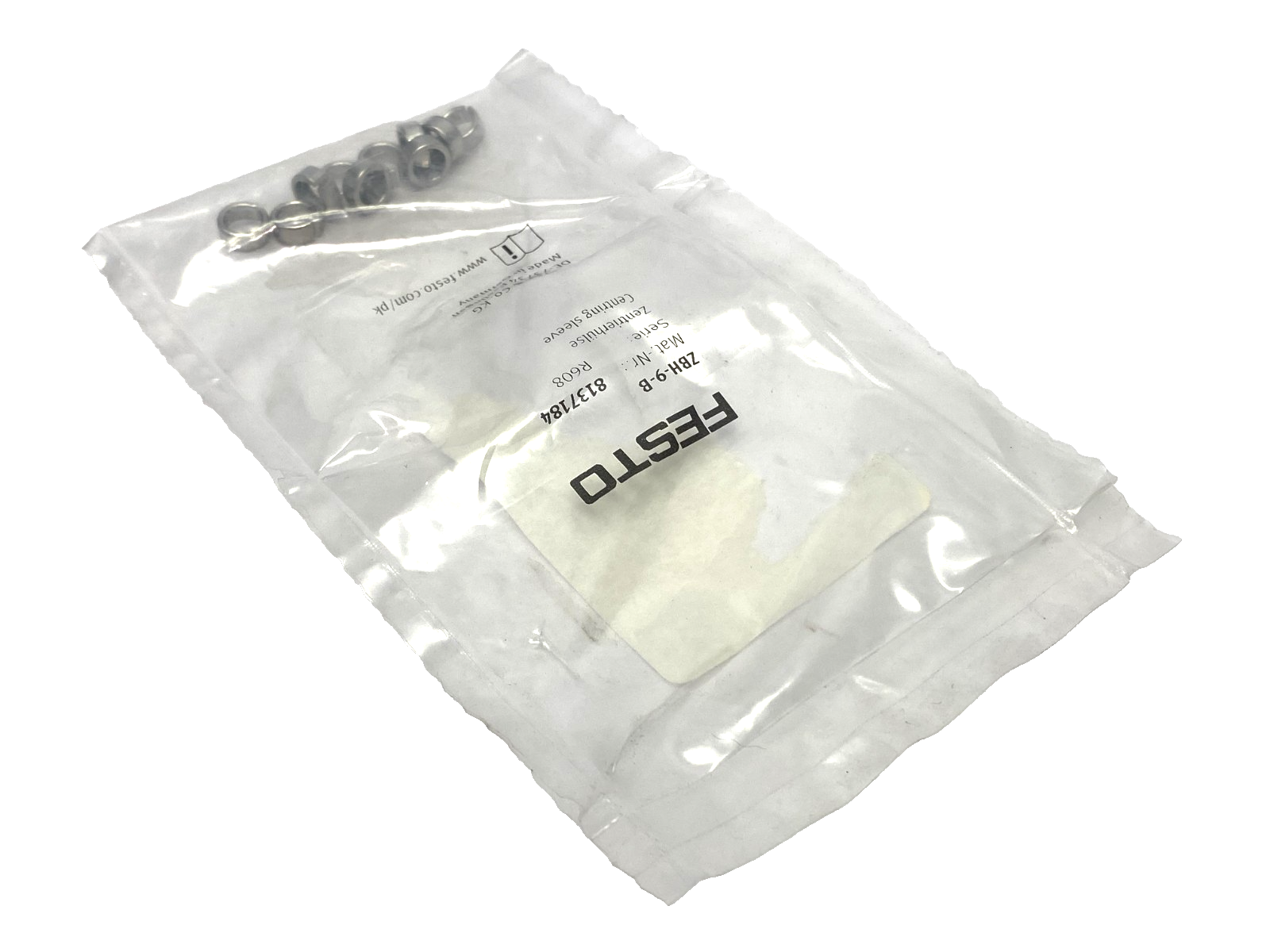 Festo ZBH-9-B Centering Sleeve 8137184 PACK OF 10 - Maverick Industrial Sales