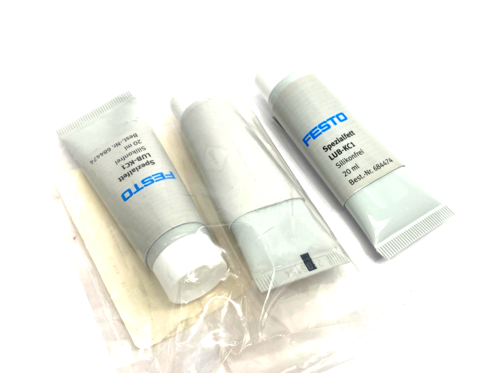 Festo LUB-KC1 Lubricant Grease 20ml Tube 684474 LOT OF 3 - Maverick Industrial Sales