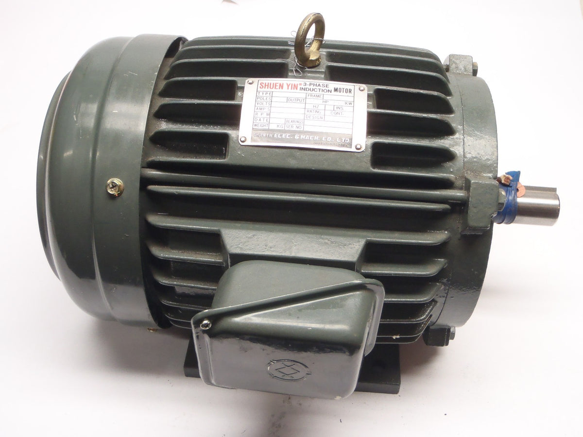 AEEF | Shuen Yin Electric Motor 2.5HP 860RPM 440V 5A 3PH - New - Maverick Industrial Sales