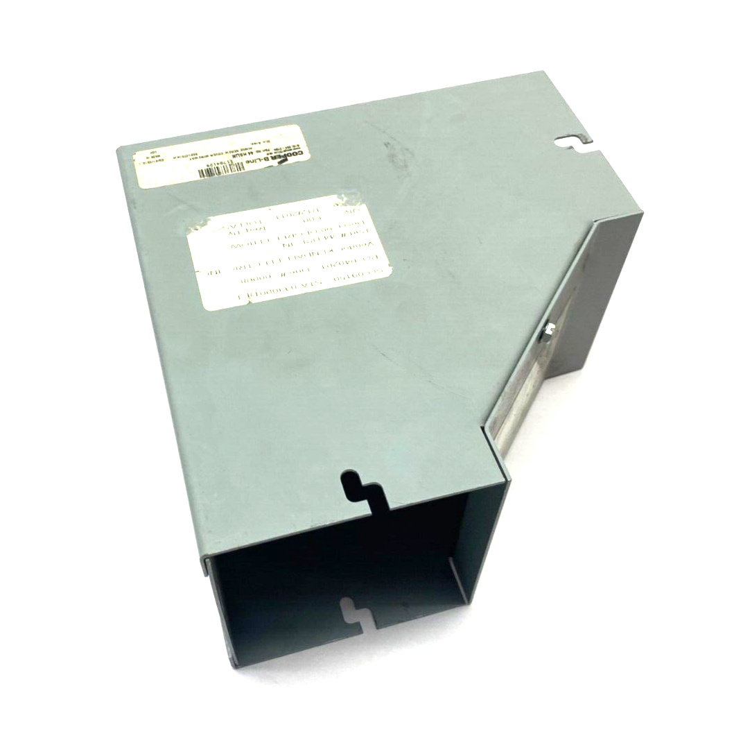 Cooper B-Line 44HSLIN Lay-In Wireway Elbow 90° Hinge Screw Cover Gray Steel - Maverick Industrial Sales
