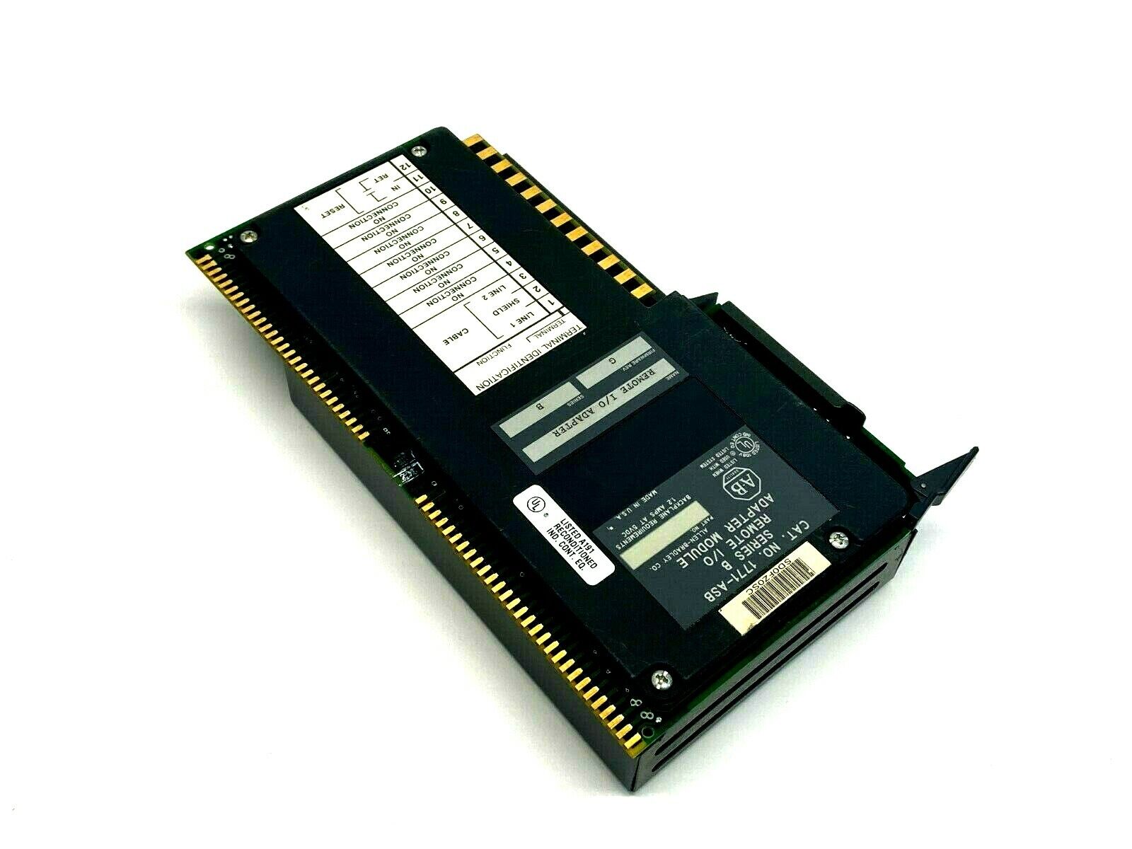 Allen Bradley 1771-ASB Ser B Remote I/O Adapter Module Firmware G - Maverick Industrial Sales