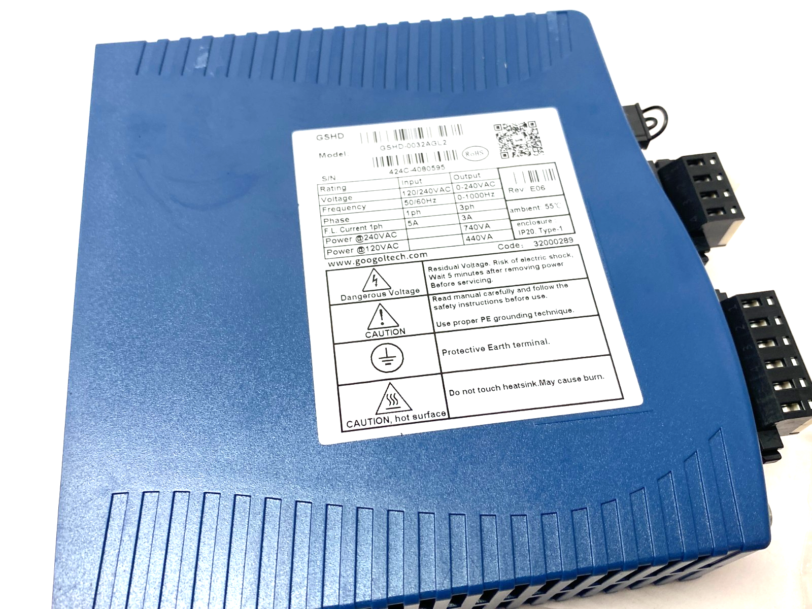 Googoltech GSHD-0032AGL2 High Performance Servo Drive 424C-4080595 - Maverick Industrial Sales