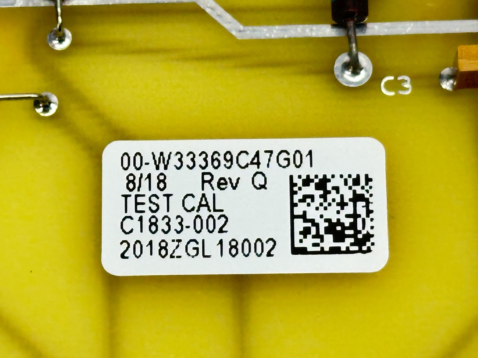 Westinghouse 00-W33369C47G01 Rev Q Test Calibration Board - Maverick Industrial Sales