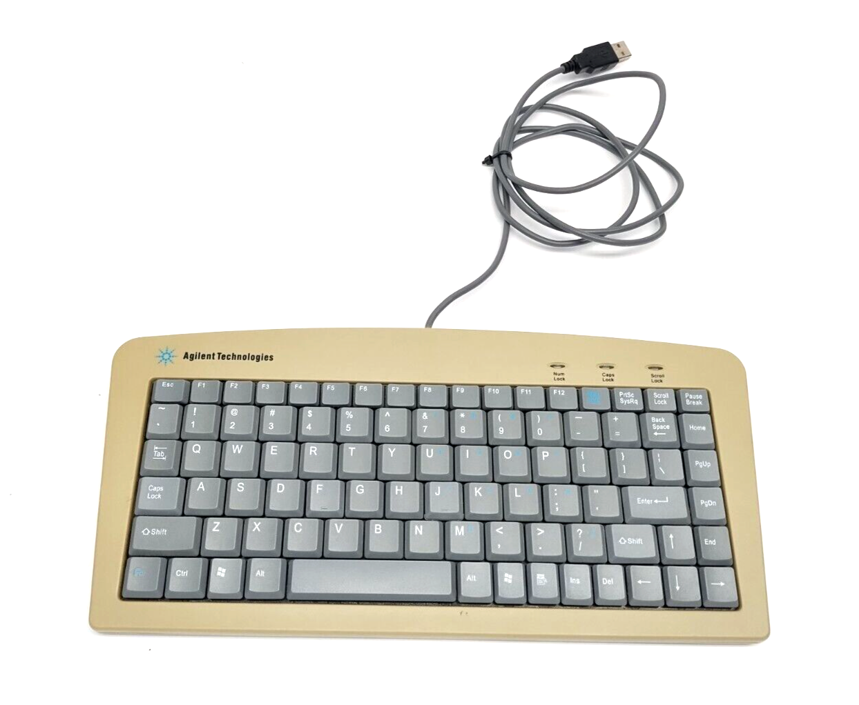 Agilent Technologies Mini USB Keyboard, Beige - Maverick Industrial Sales