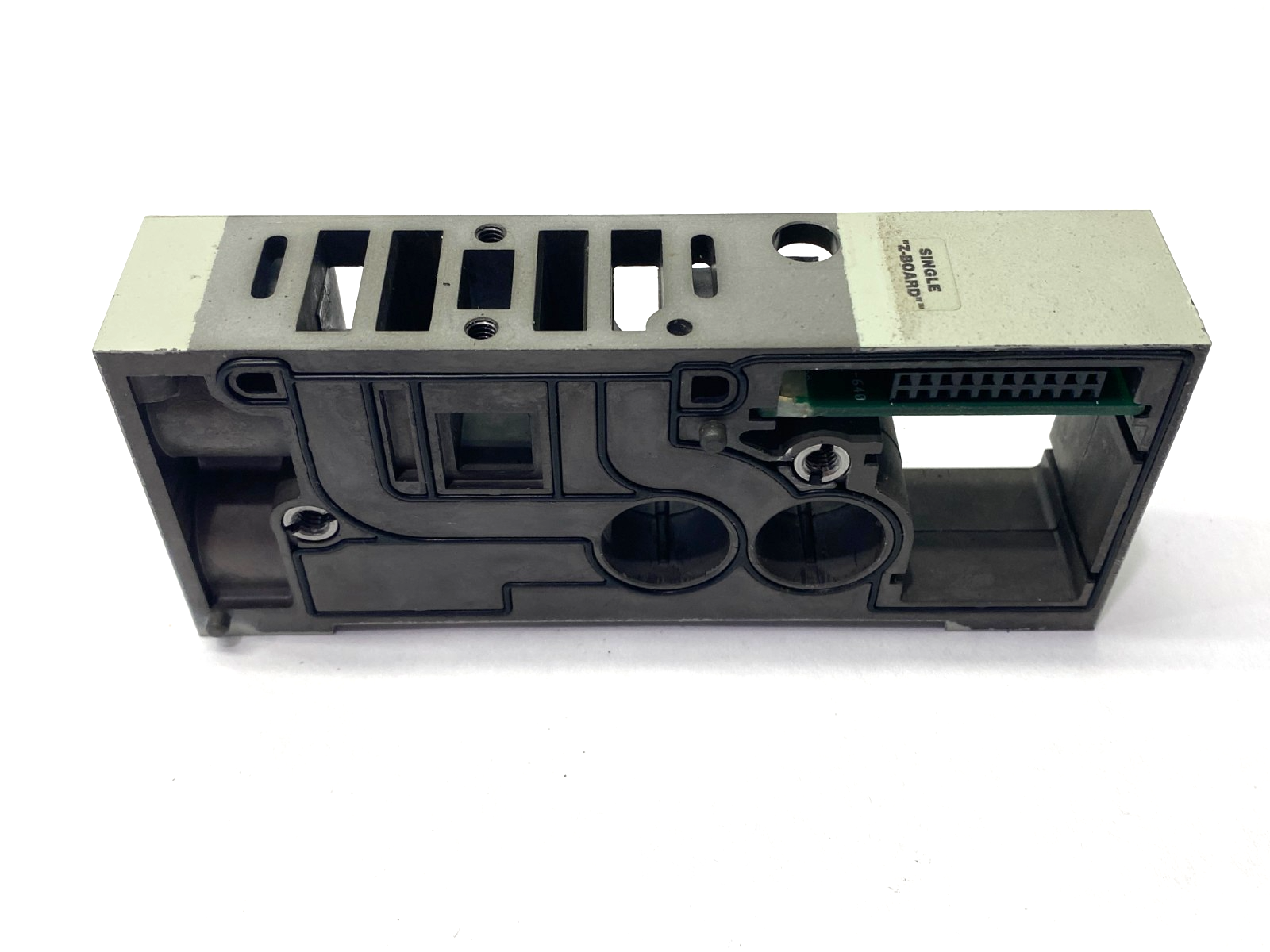 Numatics 006-195D Pneumatic Manifold 3/8" Ports w/ 256-640 Single Z-Board - Maverick Industrial Sales