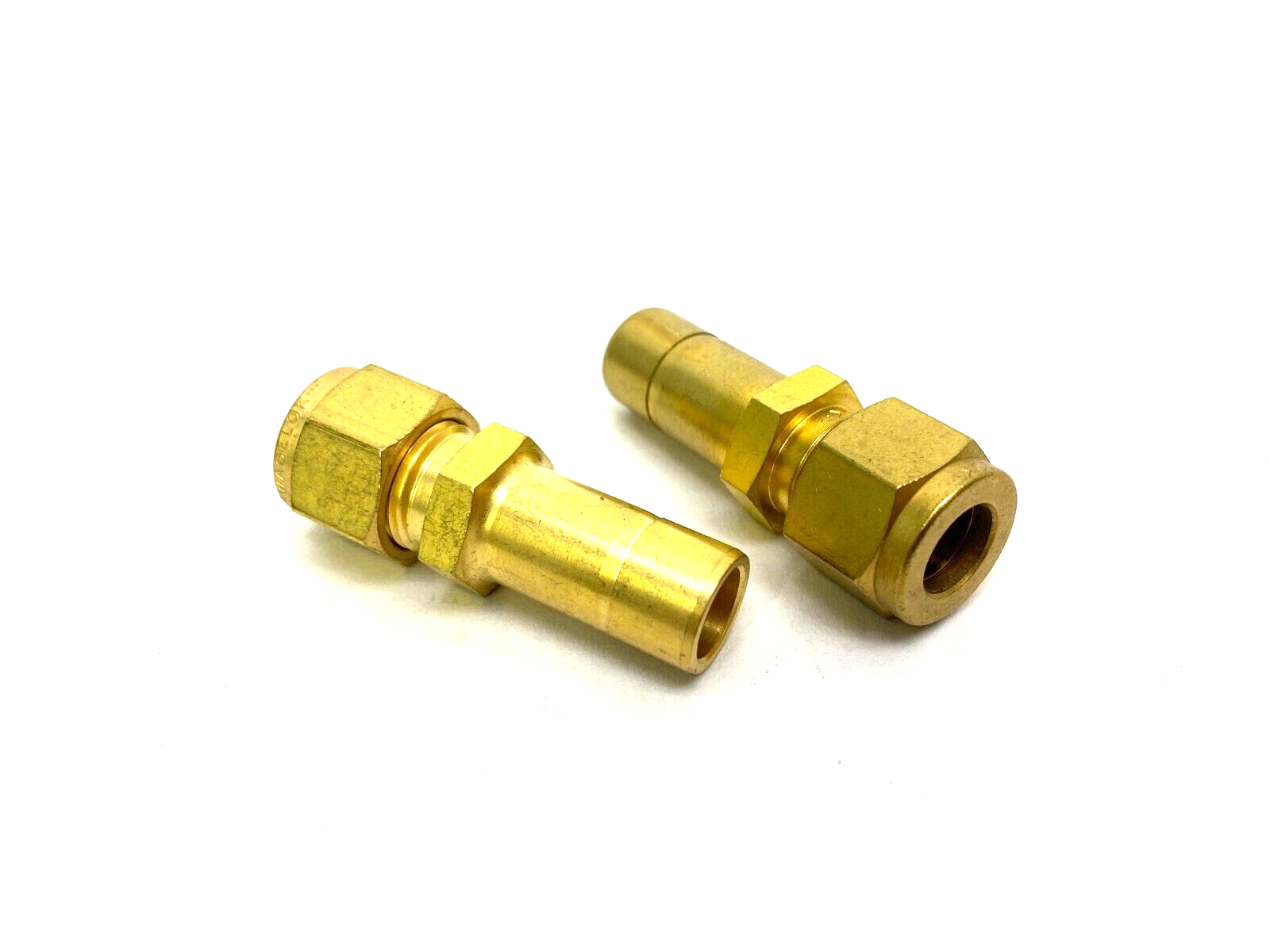 Swagelok B-600-R-8 Brass Tube Reducer Fitting 3/8" Compression to 1/2" LOT OF 2 - Maverick Industrial Sales
