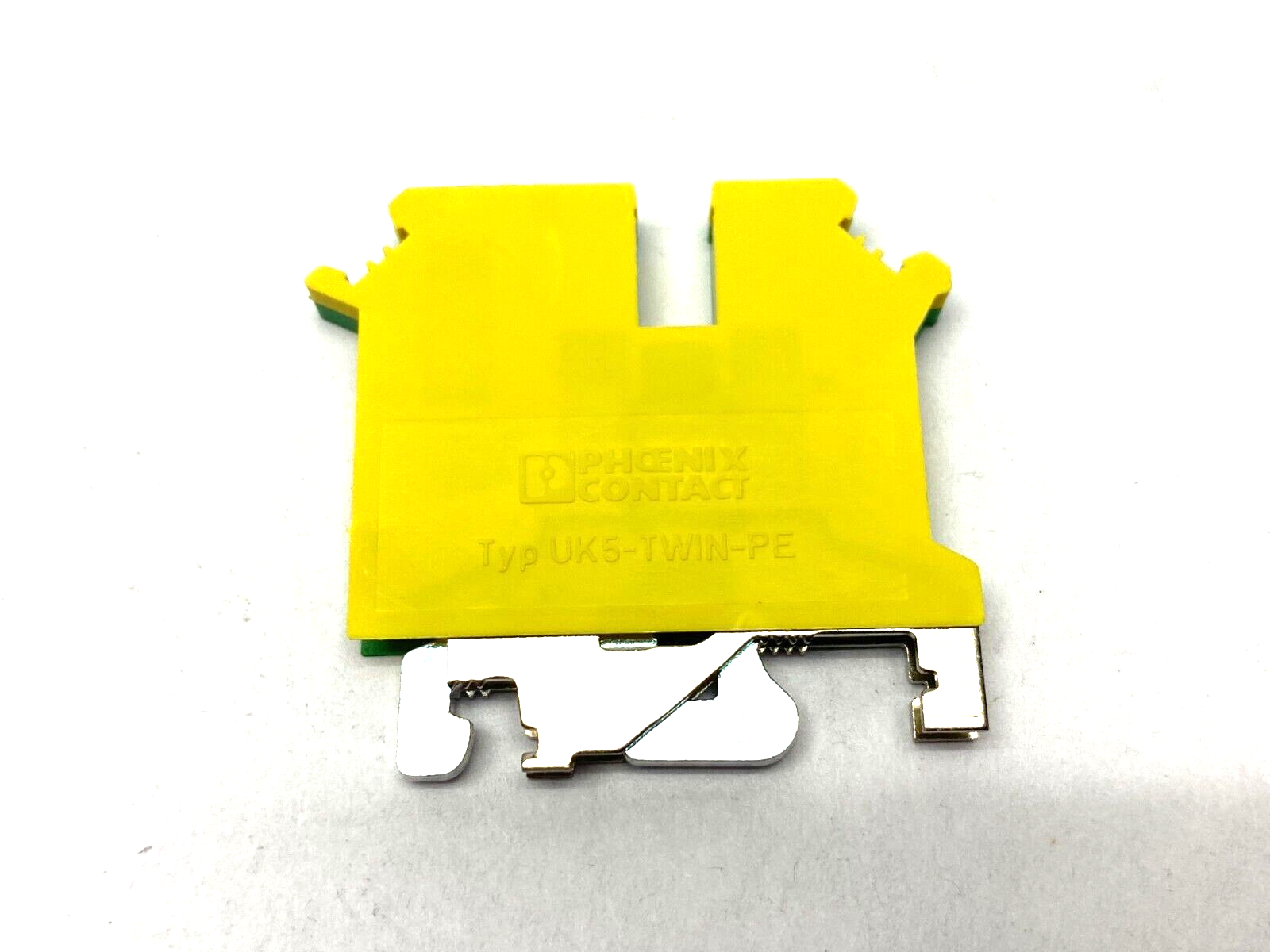 Phoenix Contact UK 5-TWIN-PE Modular Ground Terminal Block 6.2mm Width 1923076 - Maverick Industrial Sales